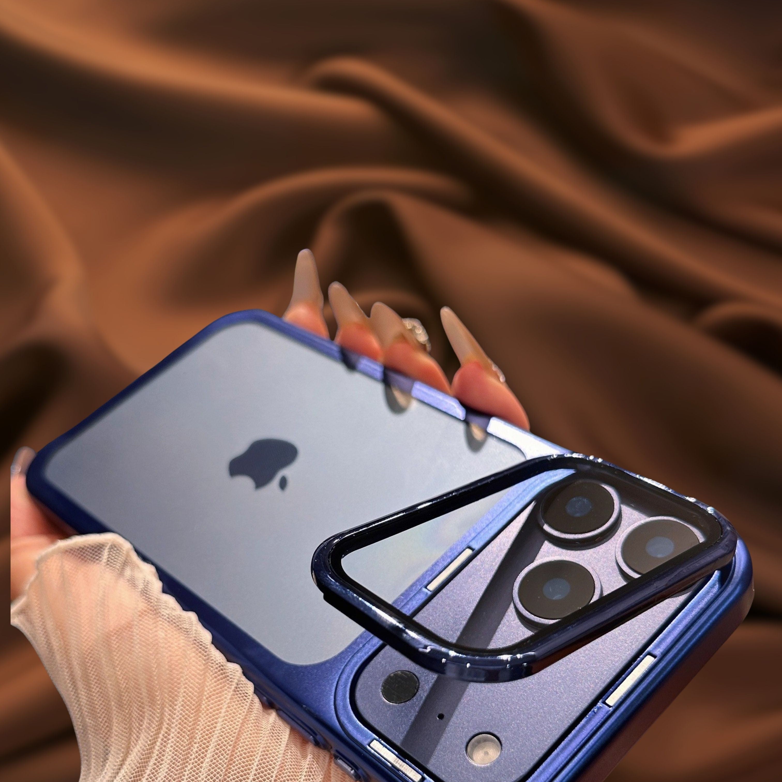 Luxury Electroplated Lens Protection Glass Cover