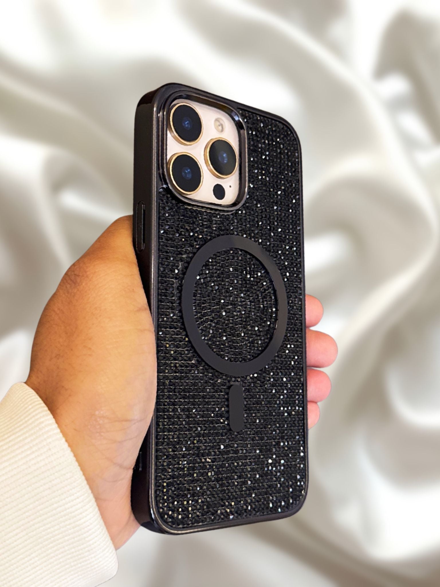 iPhone 16 Series Diamond Rhinestones Cover - protective case detail