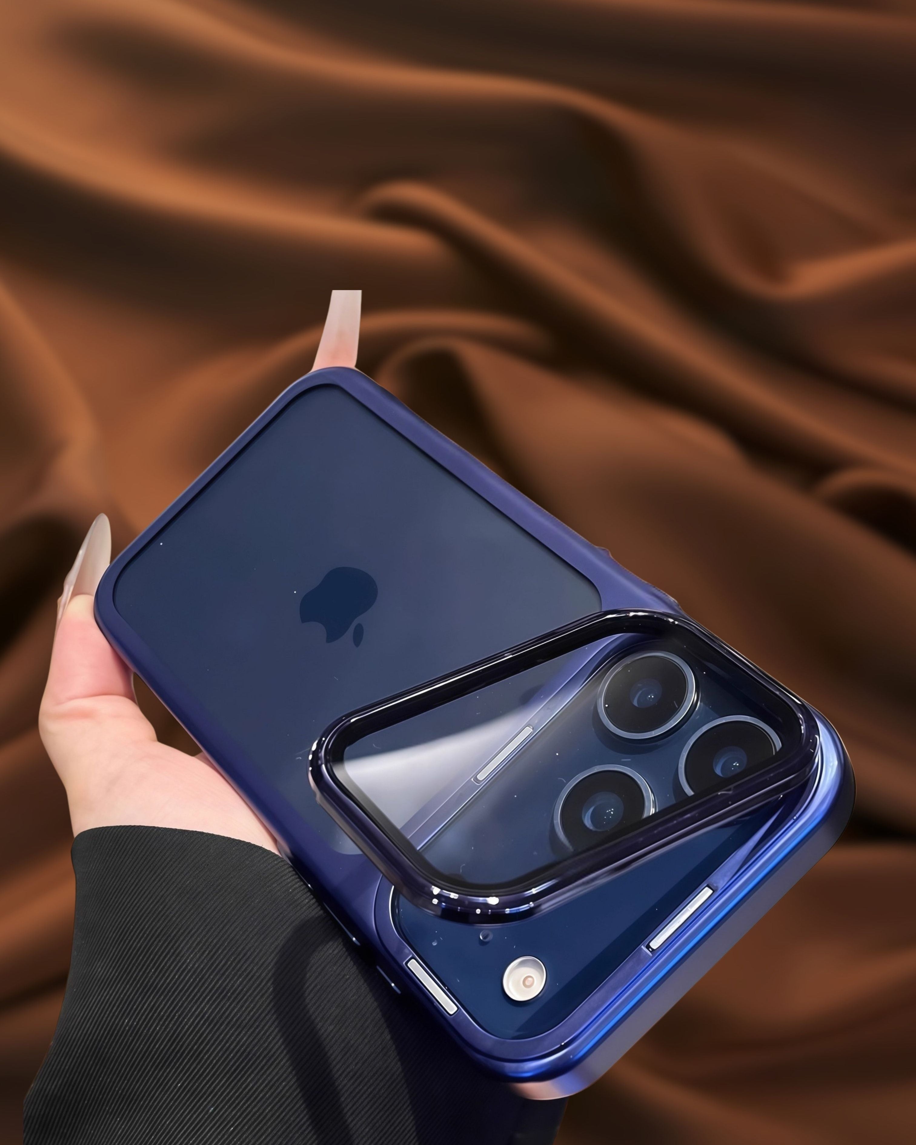 Luxury Electroplated Lens Protection Glass Cover iPhone cover – JustAndBest India