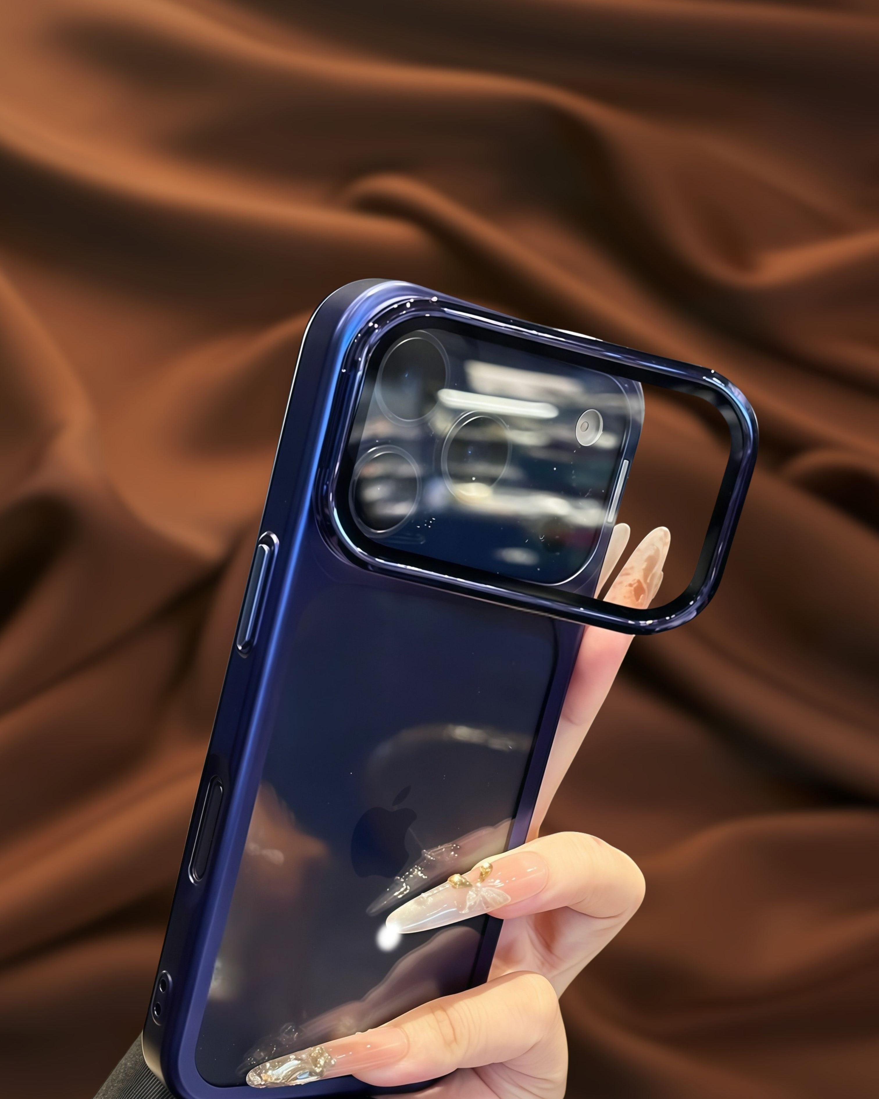 Luxury Electroplated Lens Protection Glass Cover iPhone cover – JustAndBest India