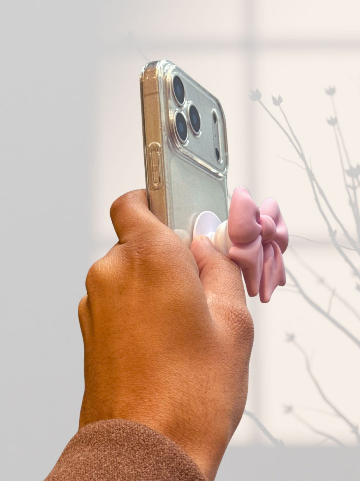 Bowknot Phone Gripper Holder - colour options