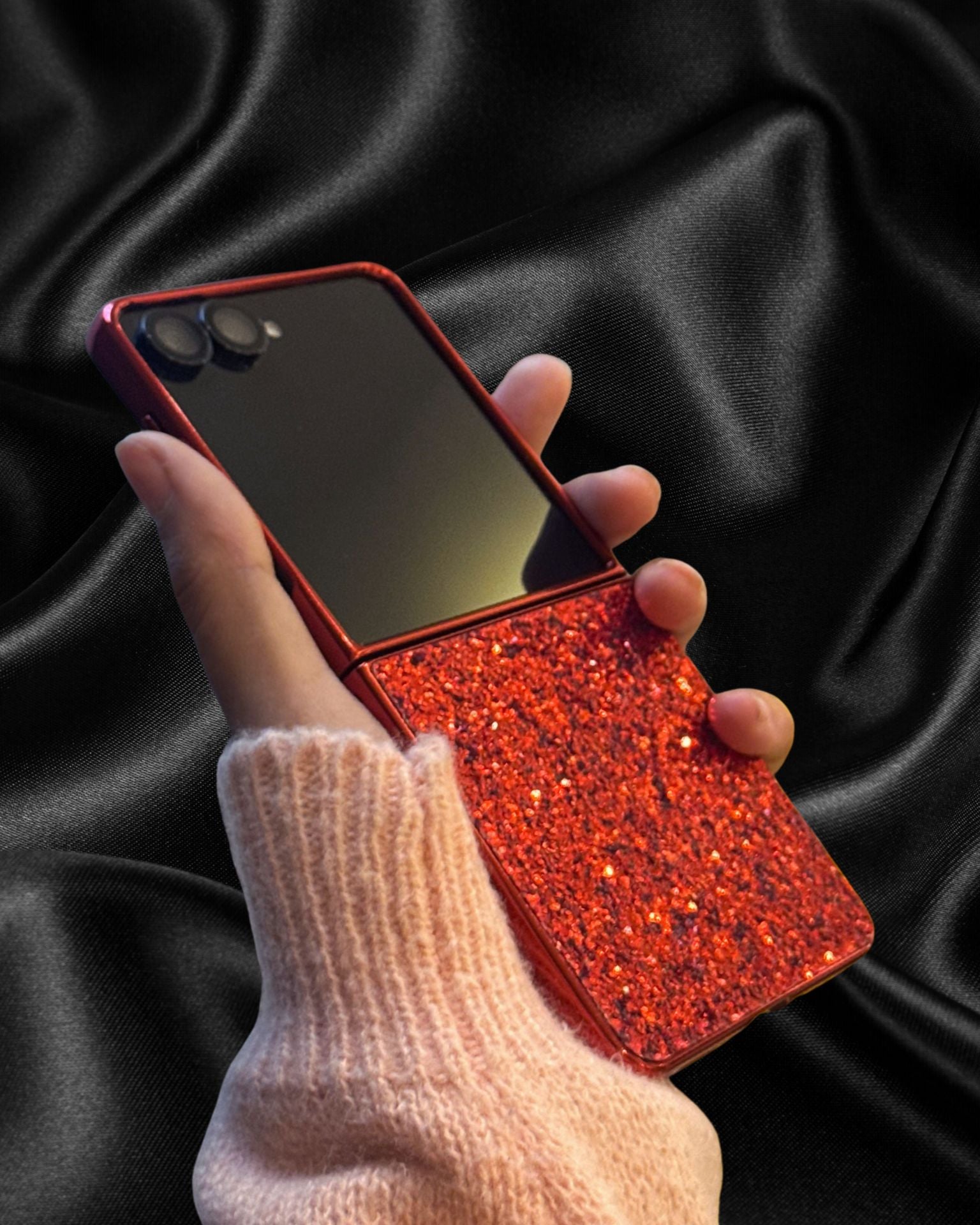 Samsung Galaxy Z Flip 7 Bling Glitter Sequin Cover - phone case