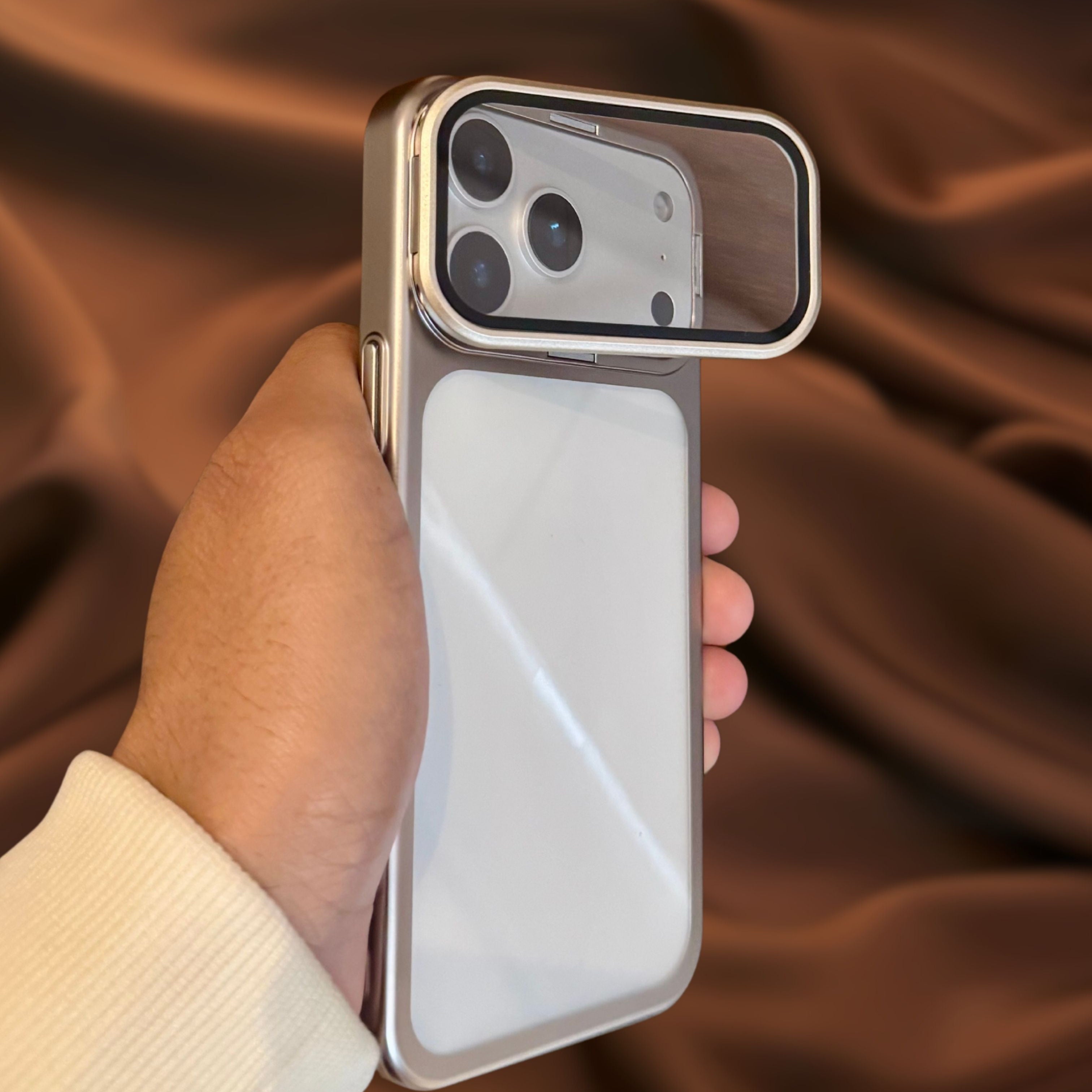 Luxury Electroplated Lens Protection Glass Cover iPhone cover – JustAndBest India