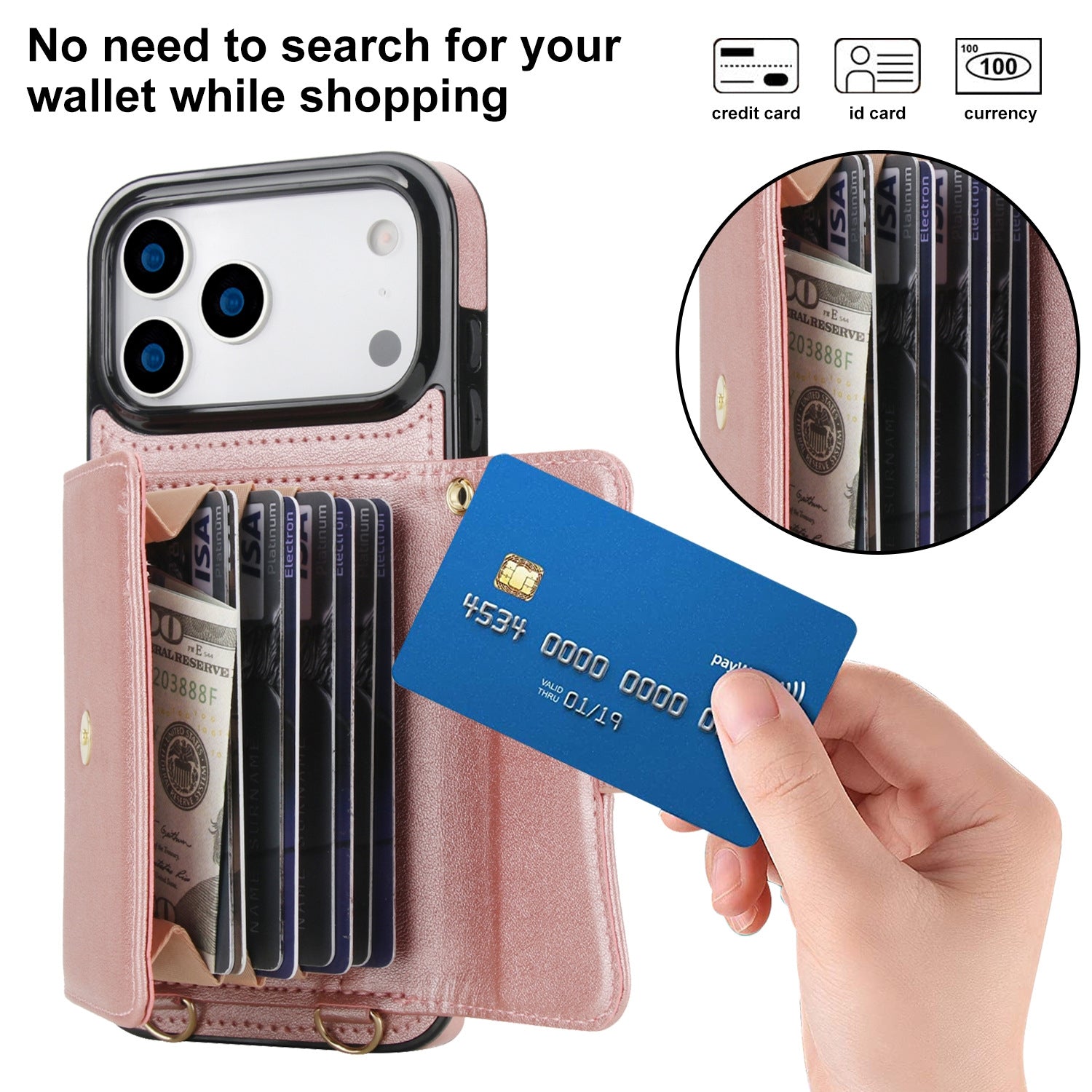 iPhone 17 Series Wallet Style Case - colour options