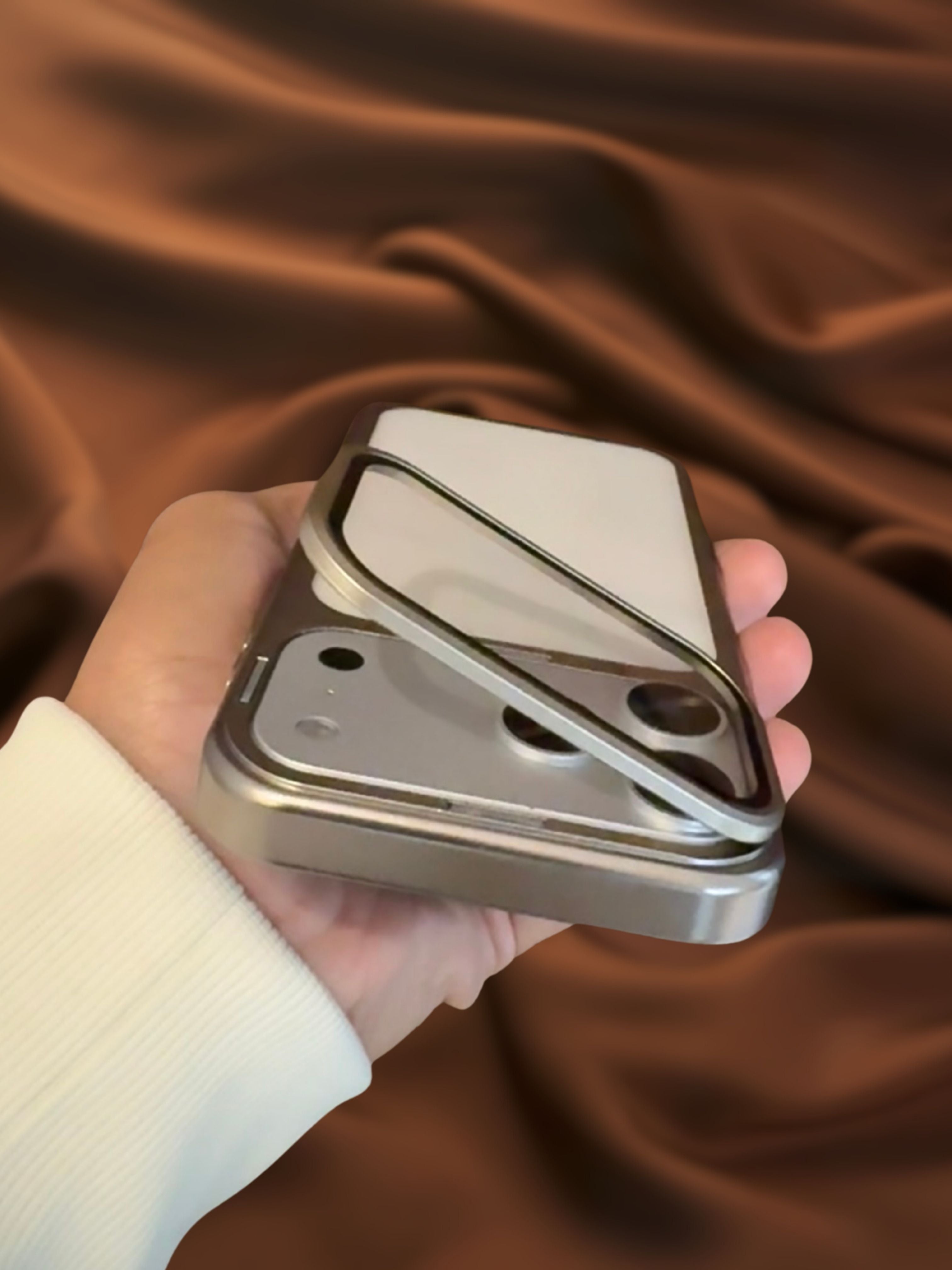 iPhone 17 Series Electroplated Lens Protection Glass Cover - colour options