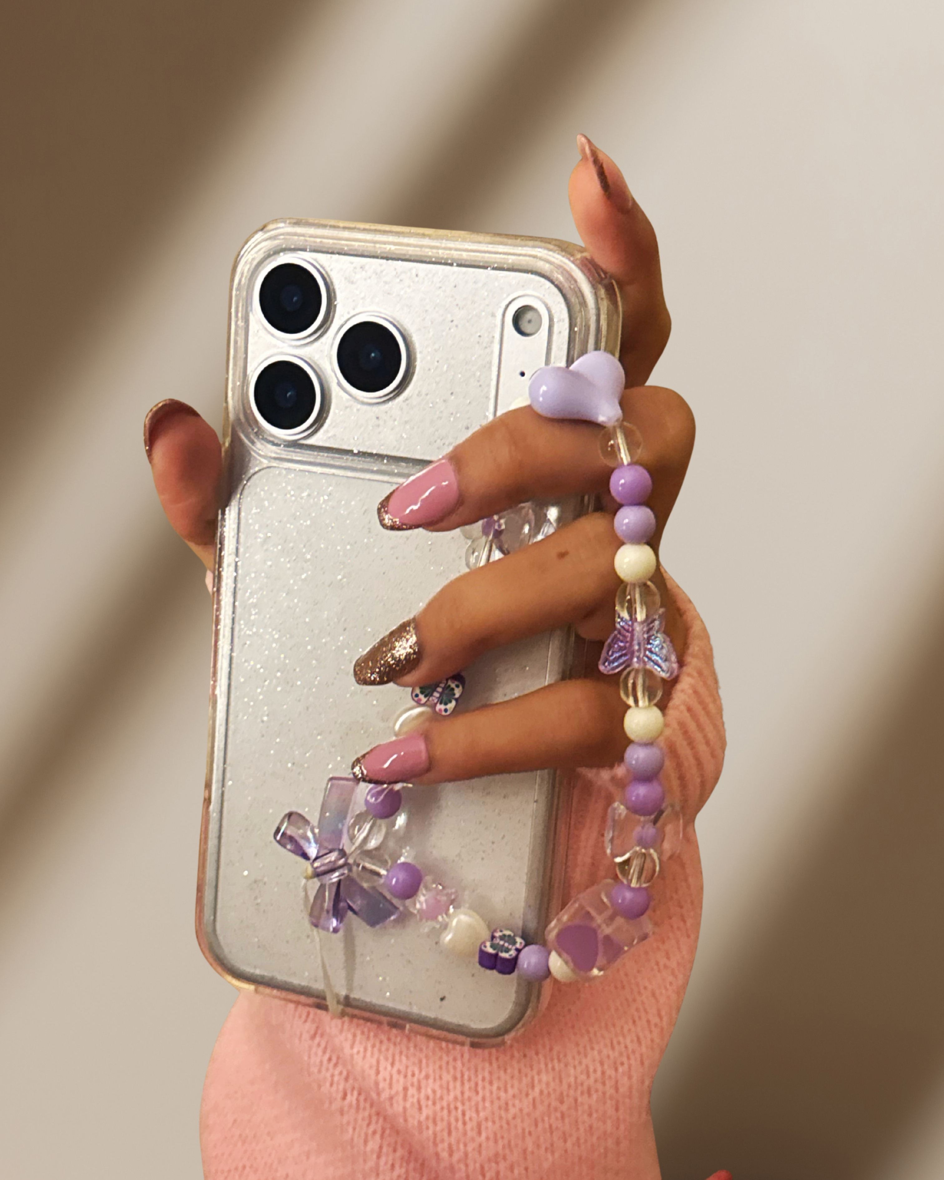Butterflies n Bowknots Phone Charm - lifestyle