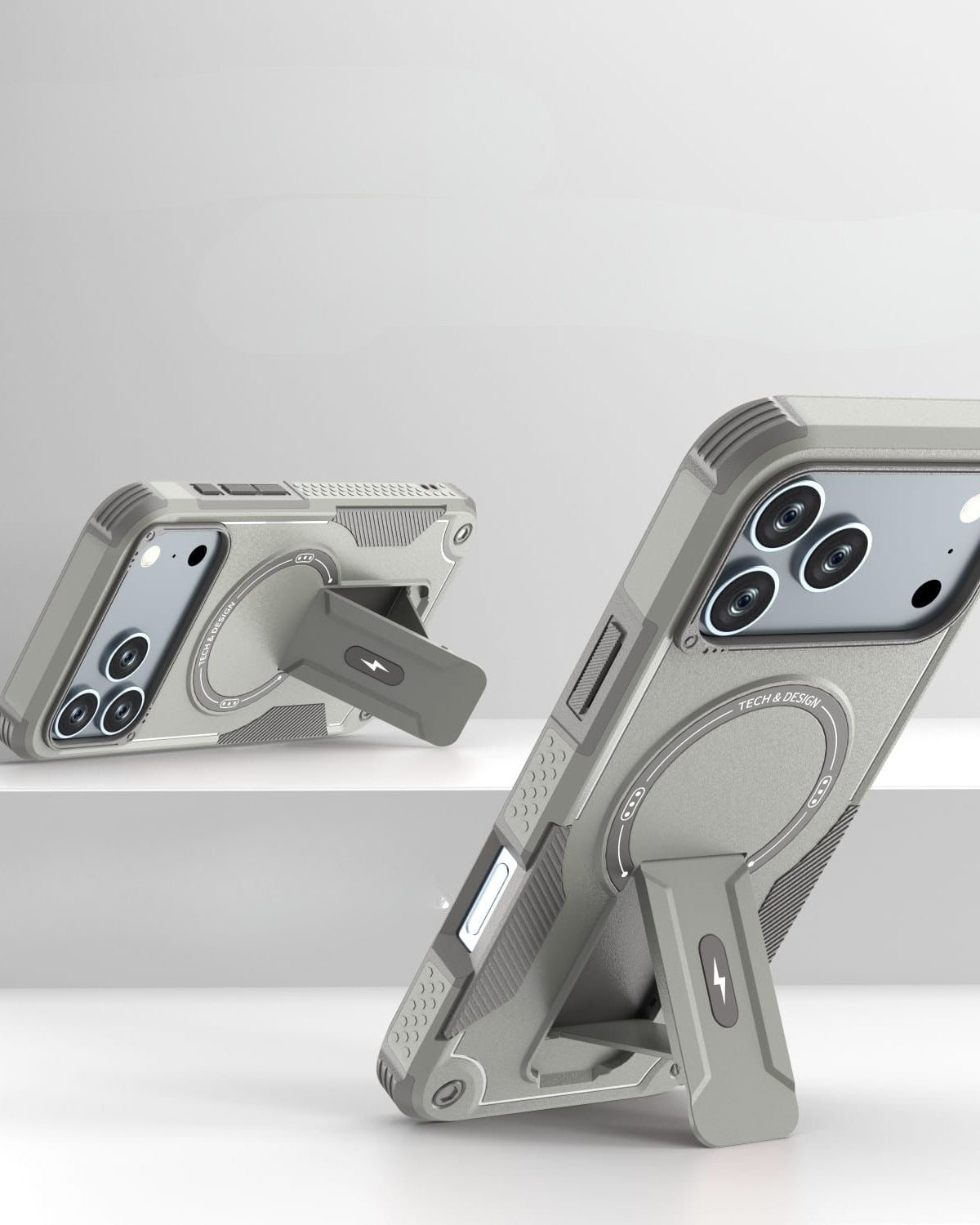 Armoured Dual Layer Kickstand Cover – phone accessory by JustAndBest India