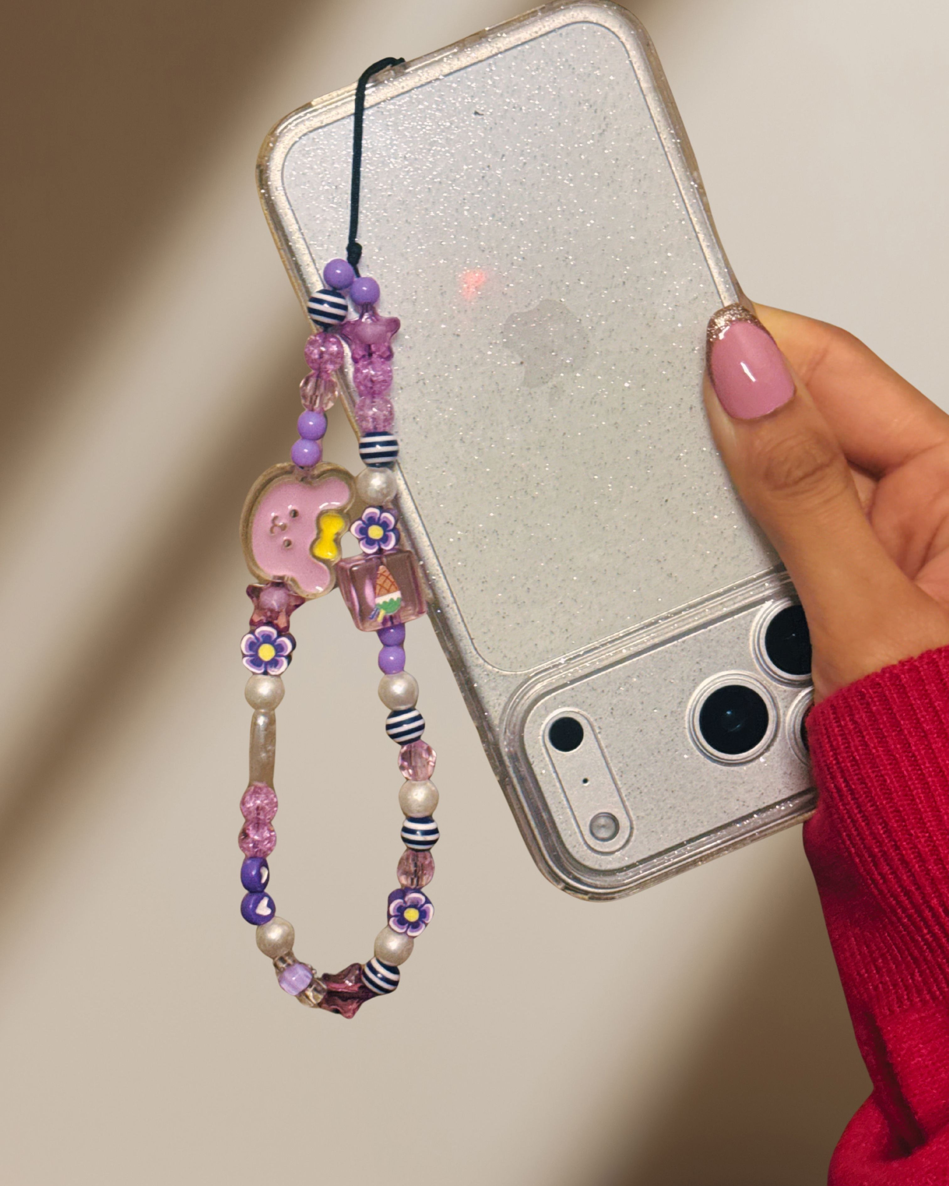 Flowers Phone Charm - colour options