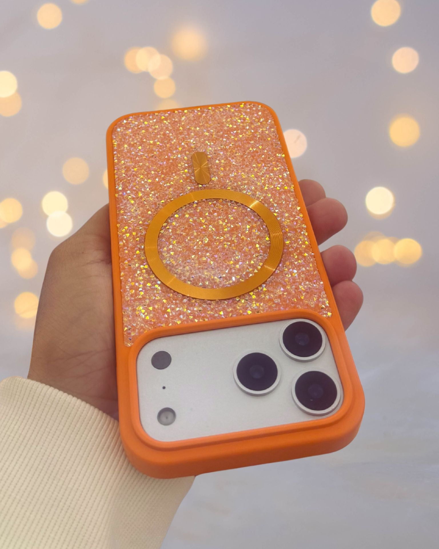 Diamond Rhinestones MagSafe Luxury Luxury Cover iPhone cover – JustAndBest India