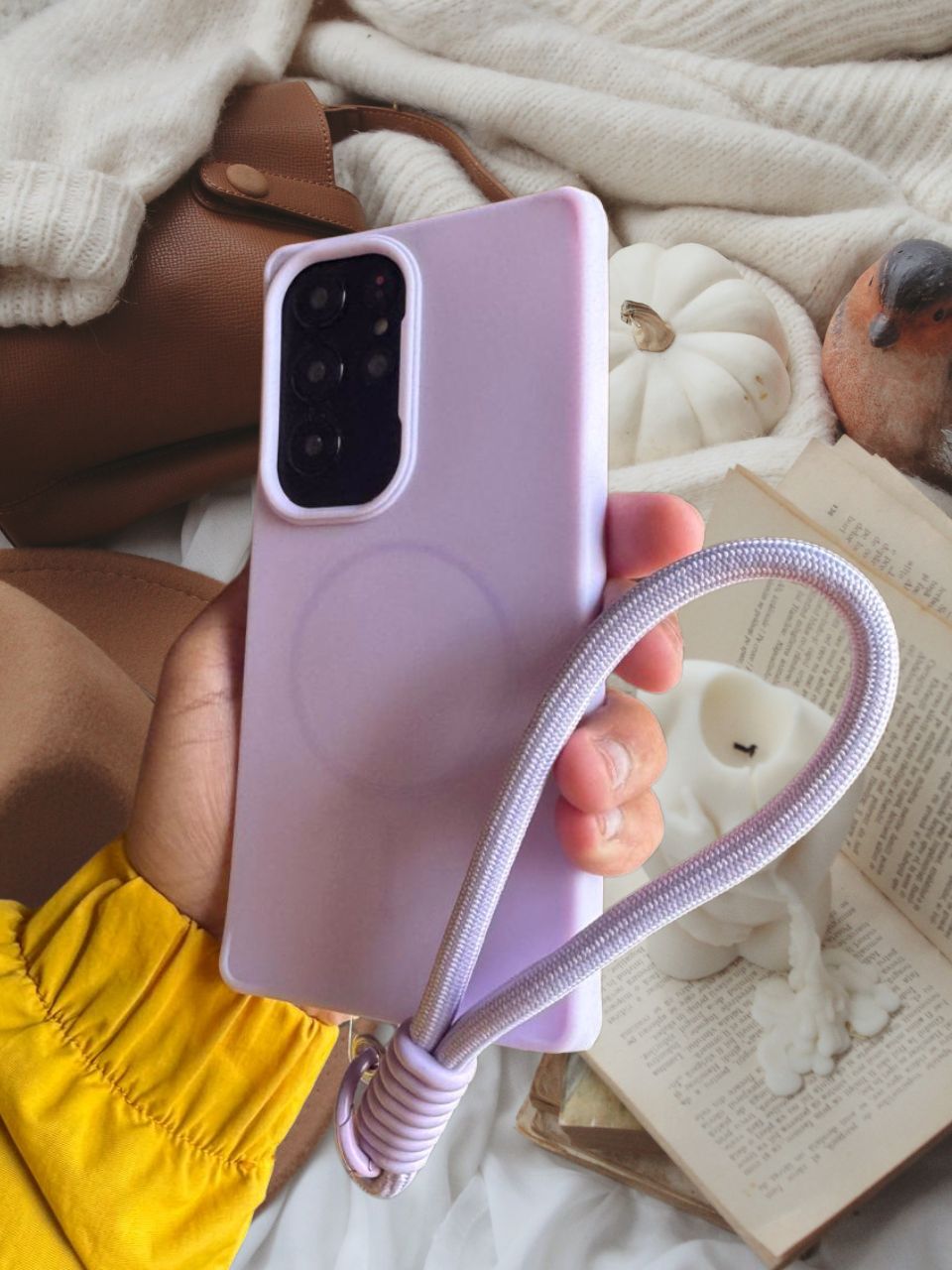 Samsung Galaxy S25 Series Purple Soft Cover - slim profile