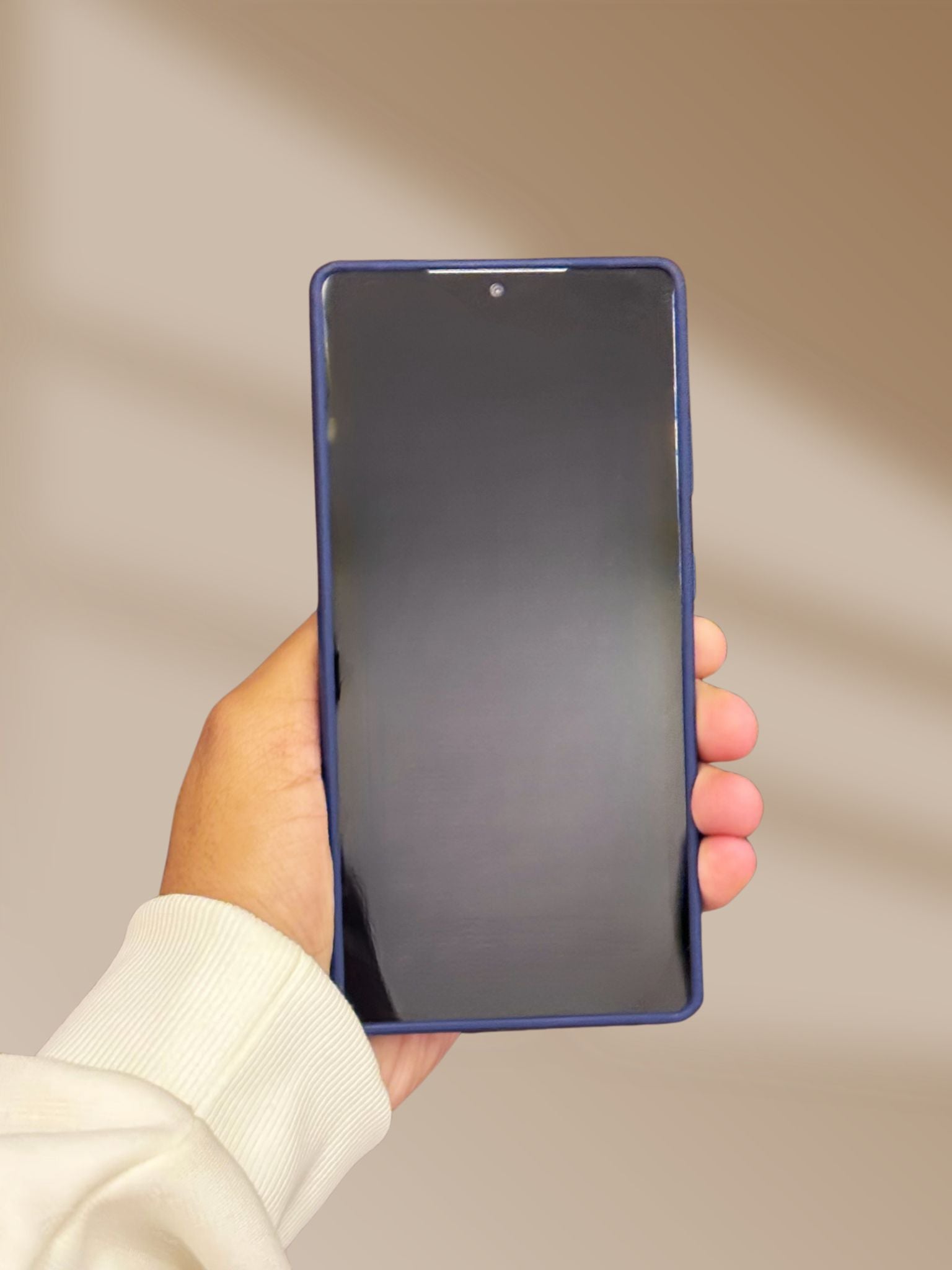 Samsung Galaxy S25 Ultra Midnight Blue Leather Cover - phone case