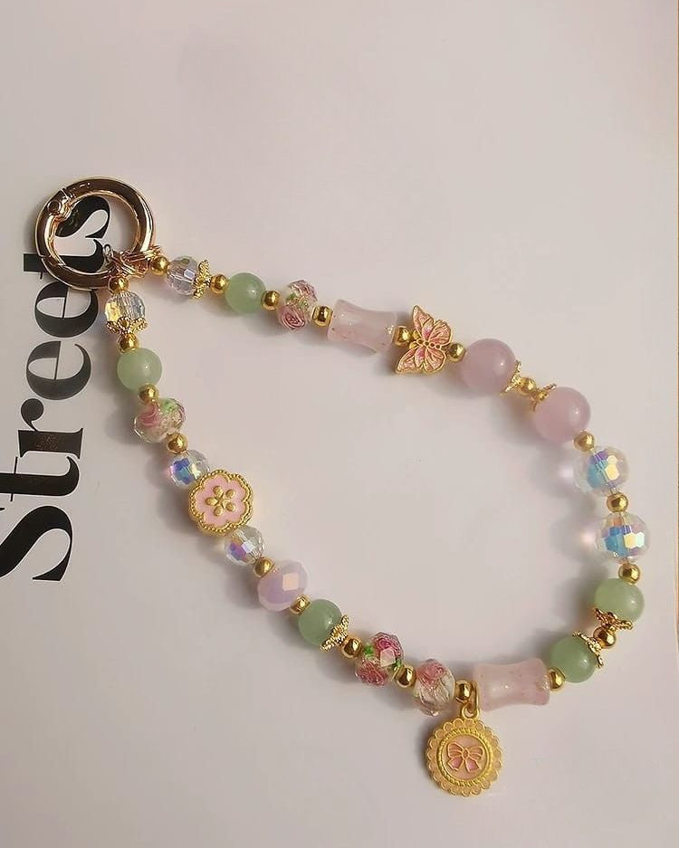 Exquisite 3D Butterfly Vintage Luxury Phone Charm - slim profile