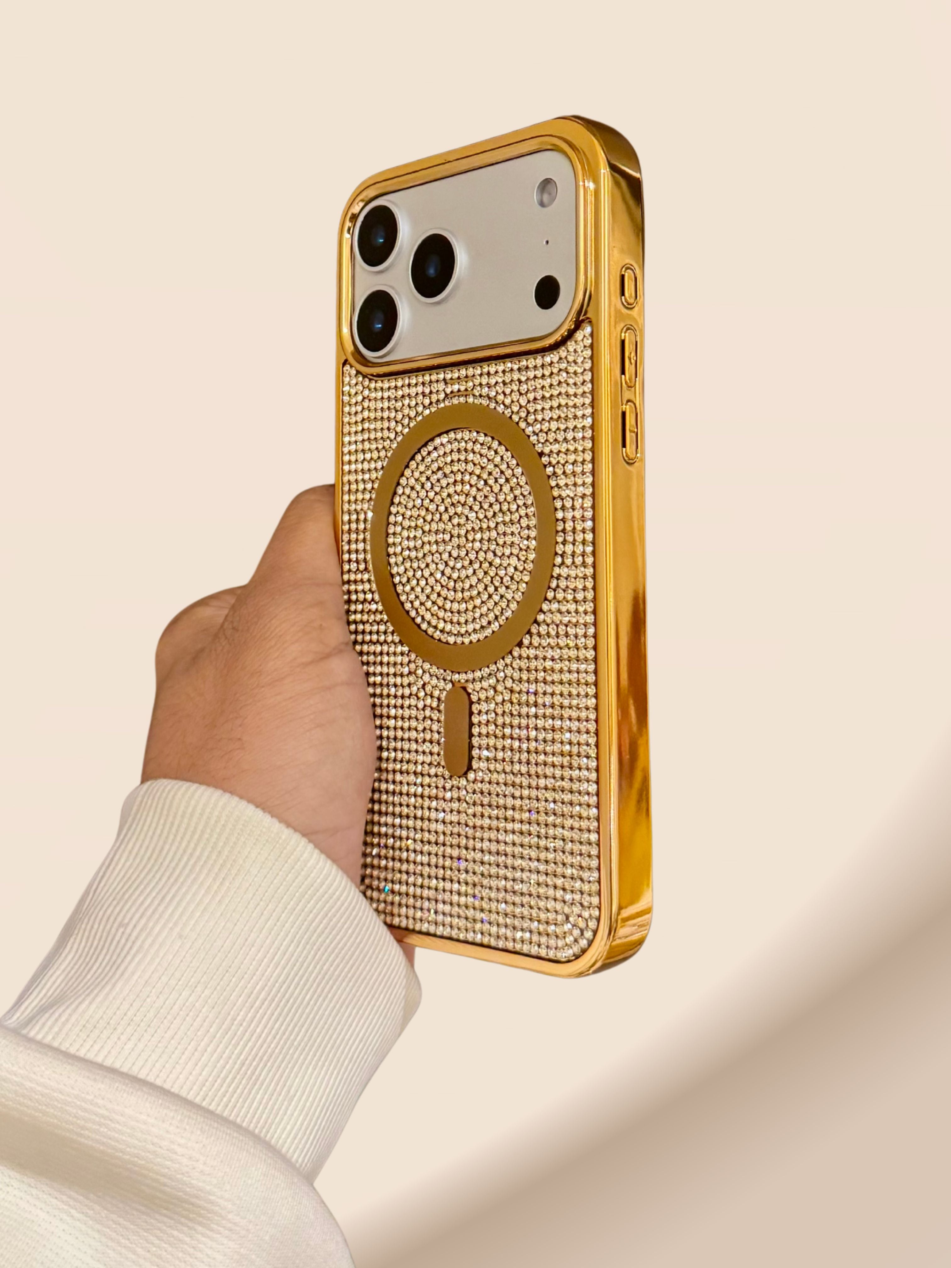 iPhone 17 Series Diamond Rhinestones Cover - slim profile