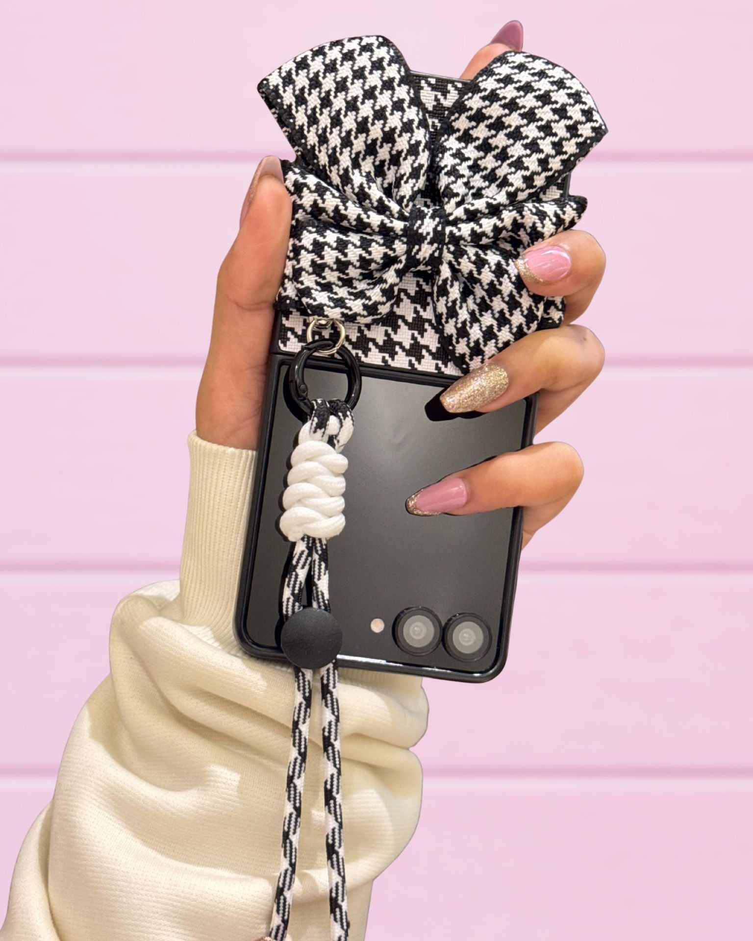 Retro Vintage Bowknot Lanyard Cover – phone accessory by JustAndBest India