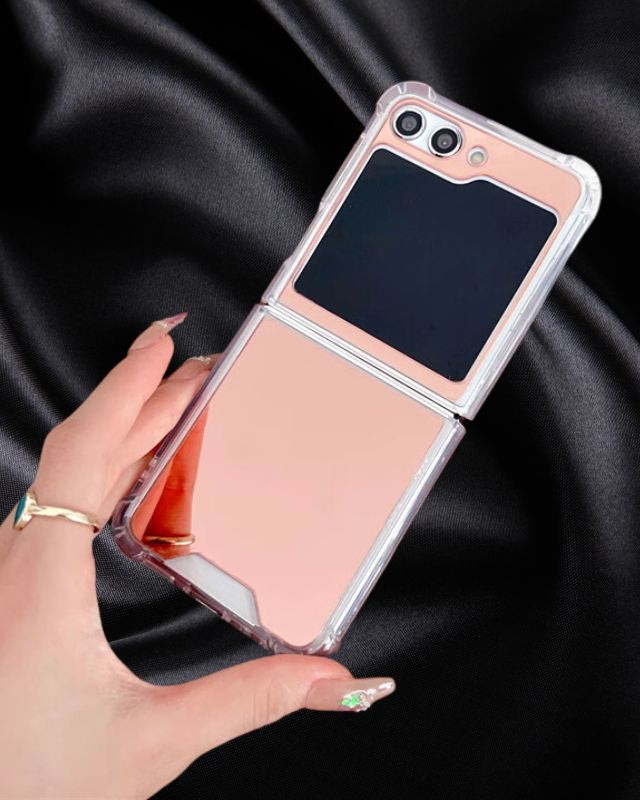 Rose Gold Mirror Shockproof Cover