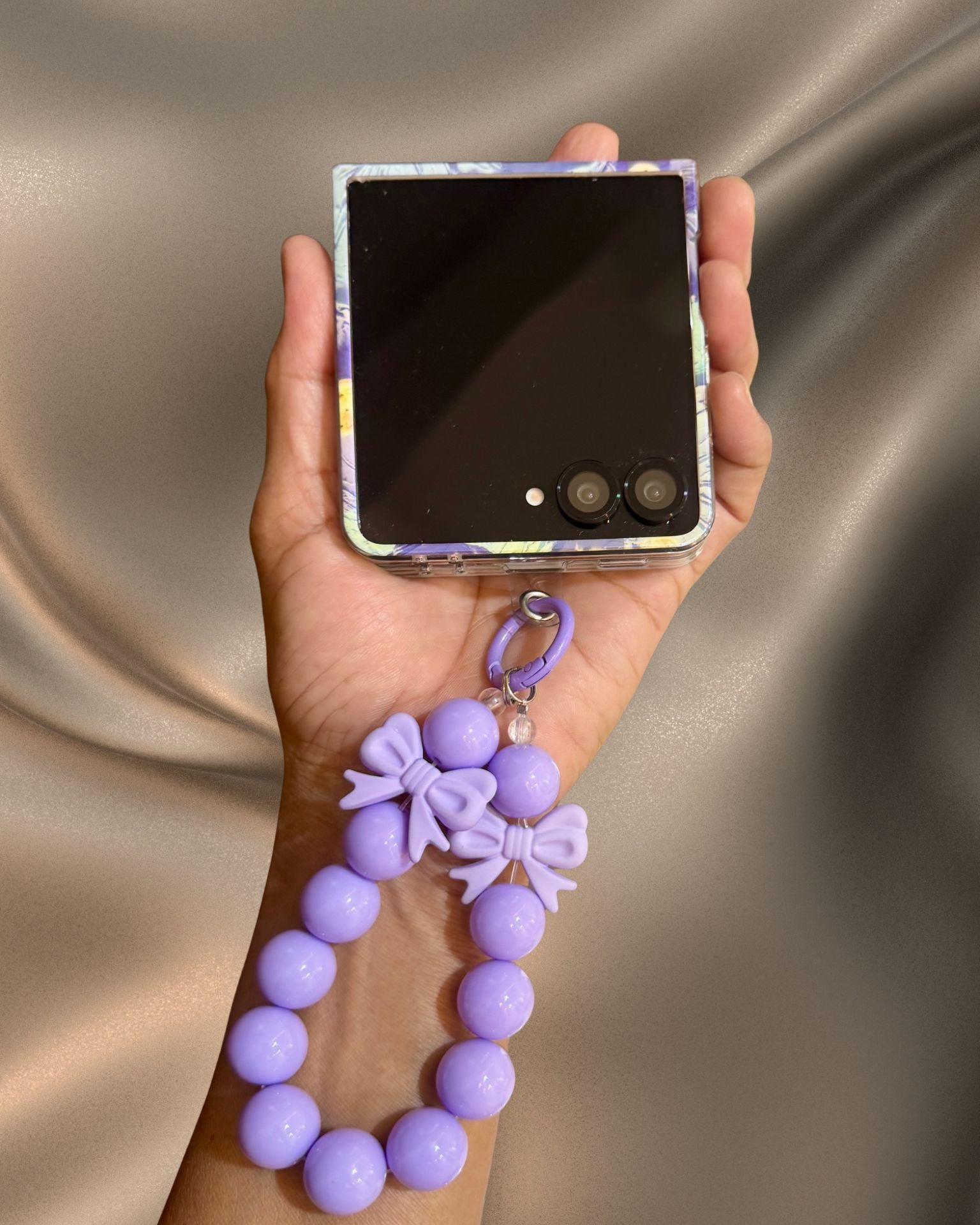 Samsung Galaxy Z Flip 7 Floral Glossy Cover - colour options