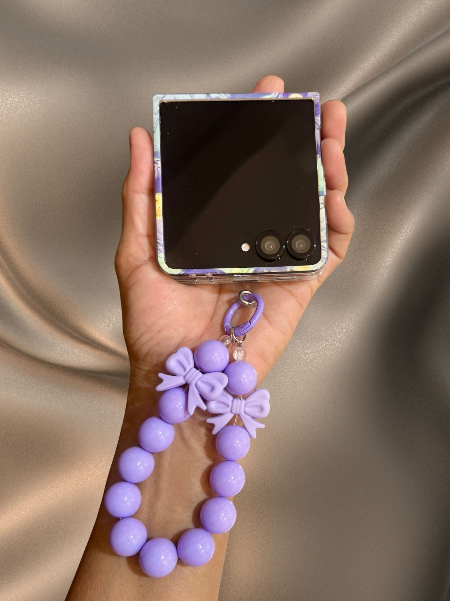 Samsung Galaxy Z Flip 7 Floral Glossy Cover - colour options