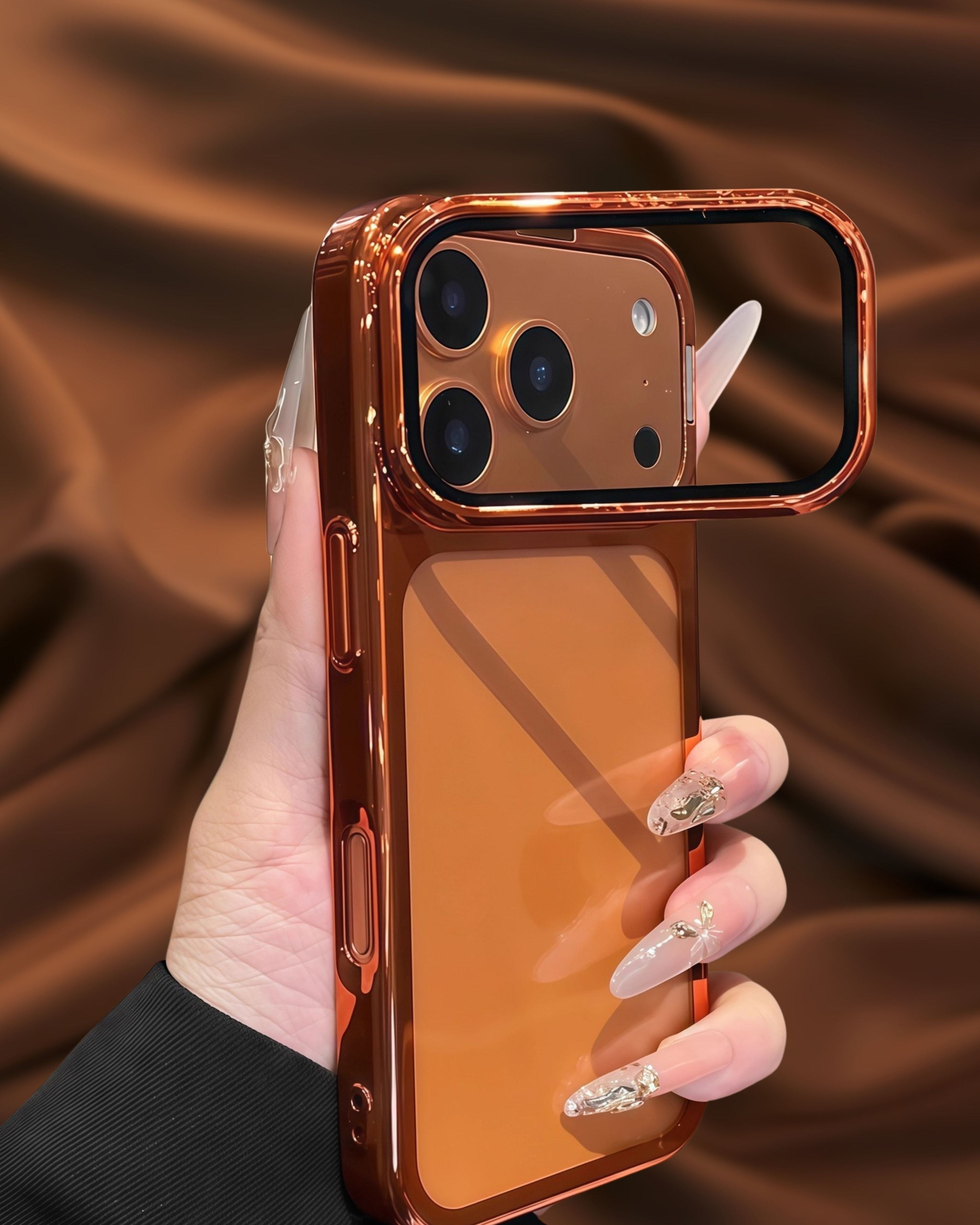 Luxury Electroplated Lens Protection Glass Cover iPhone cover – JustAndBest India