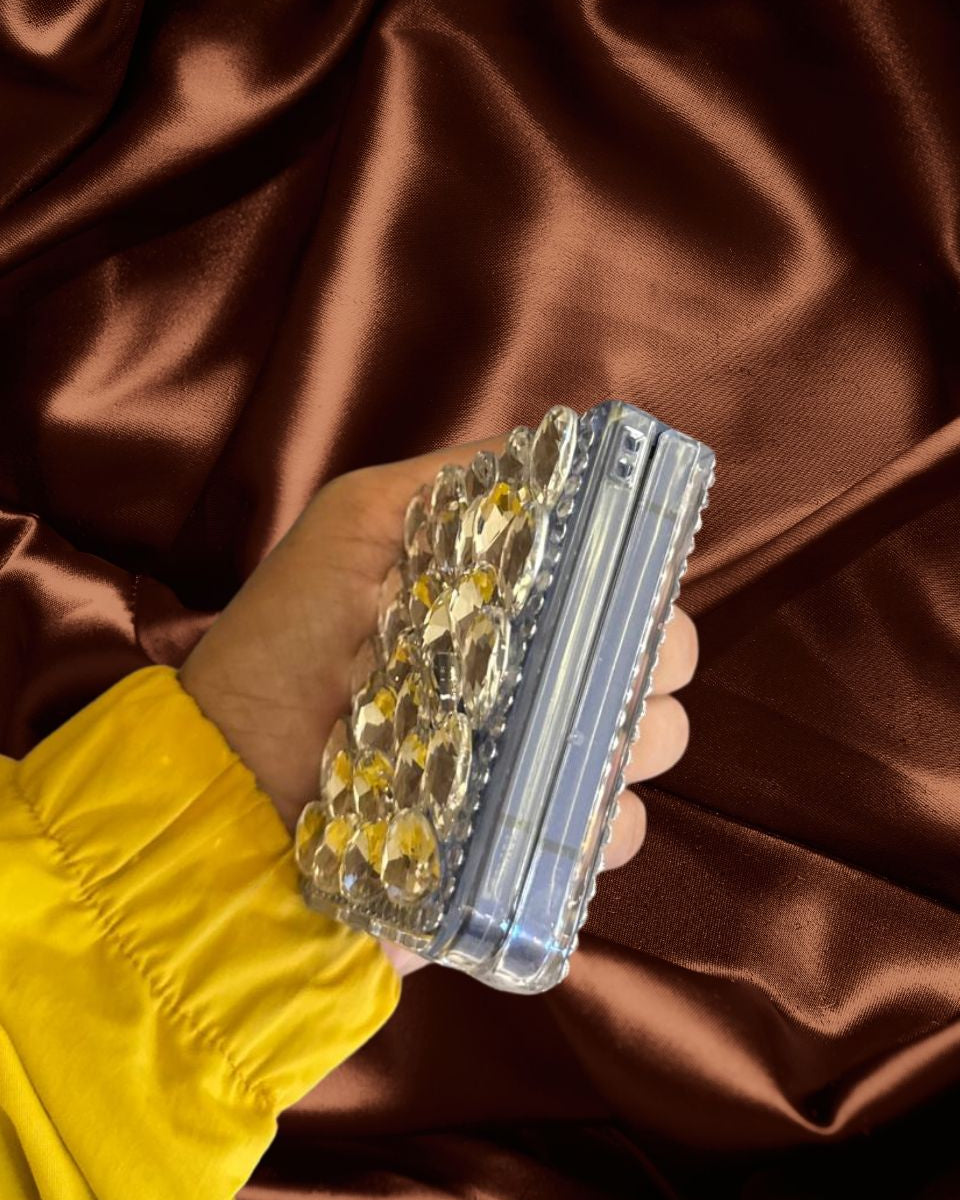 Samsung Galaxy Z Flip 7 Bling Diamond Stones Cover - colour options