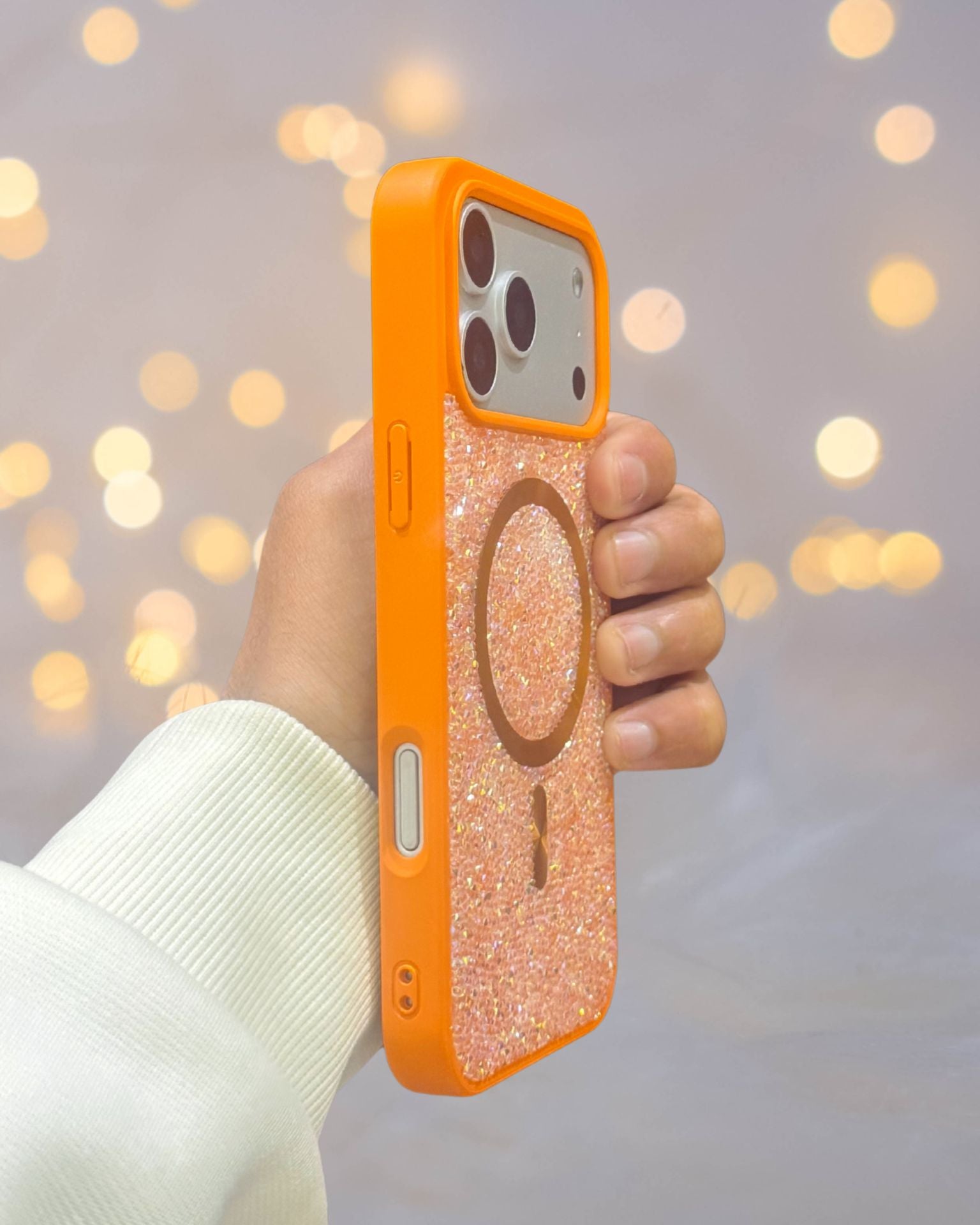 Diamond Rhinestones MagSafe Luxury Luxury Cover iPhone cover – JustAndBest India