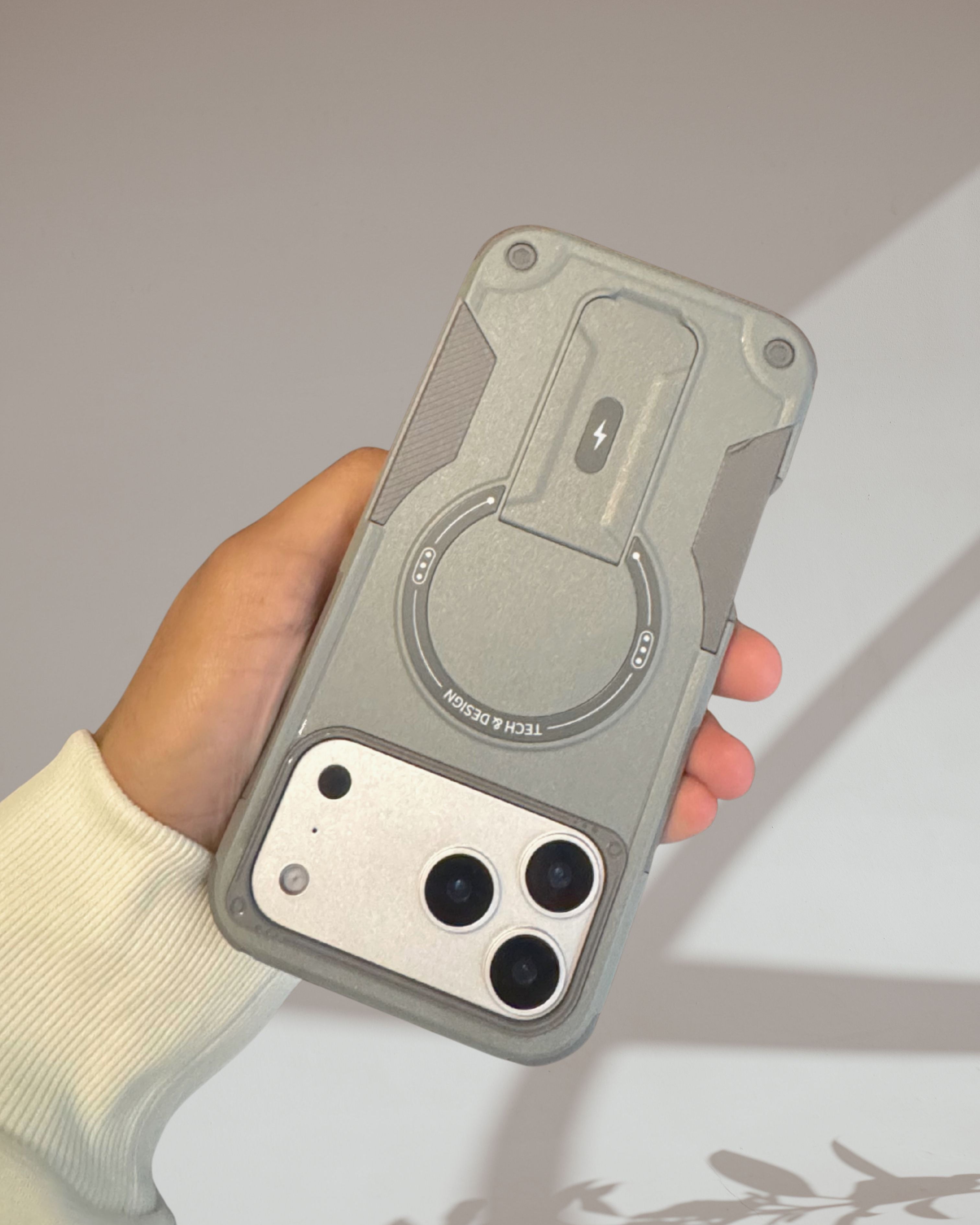 Armoured Dual Layer Kickstand Cover – phone accessory by JustAndBest India