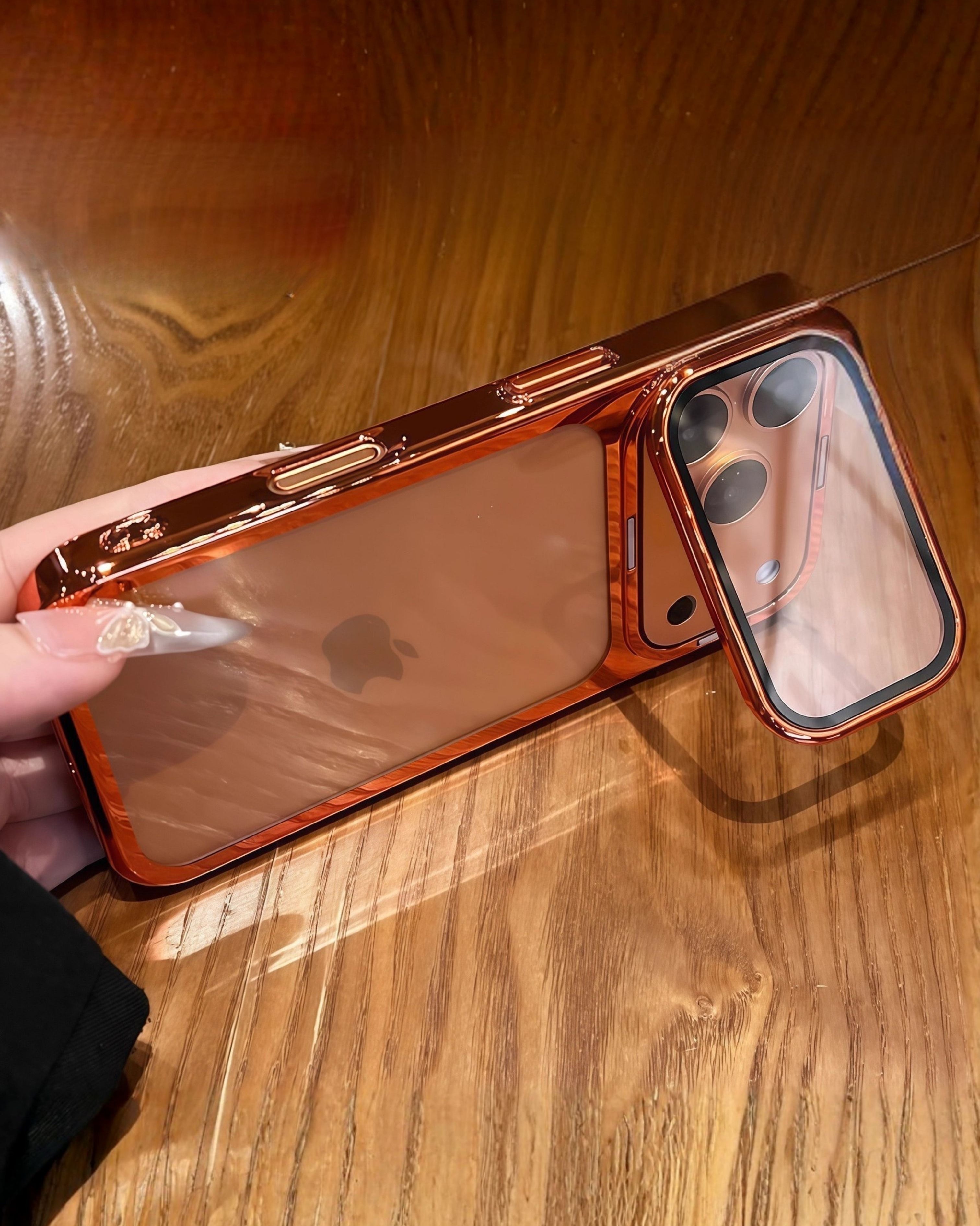 Luxury Electroplated Lens Protection Glass Cover iPhone cover – JustAndBest India