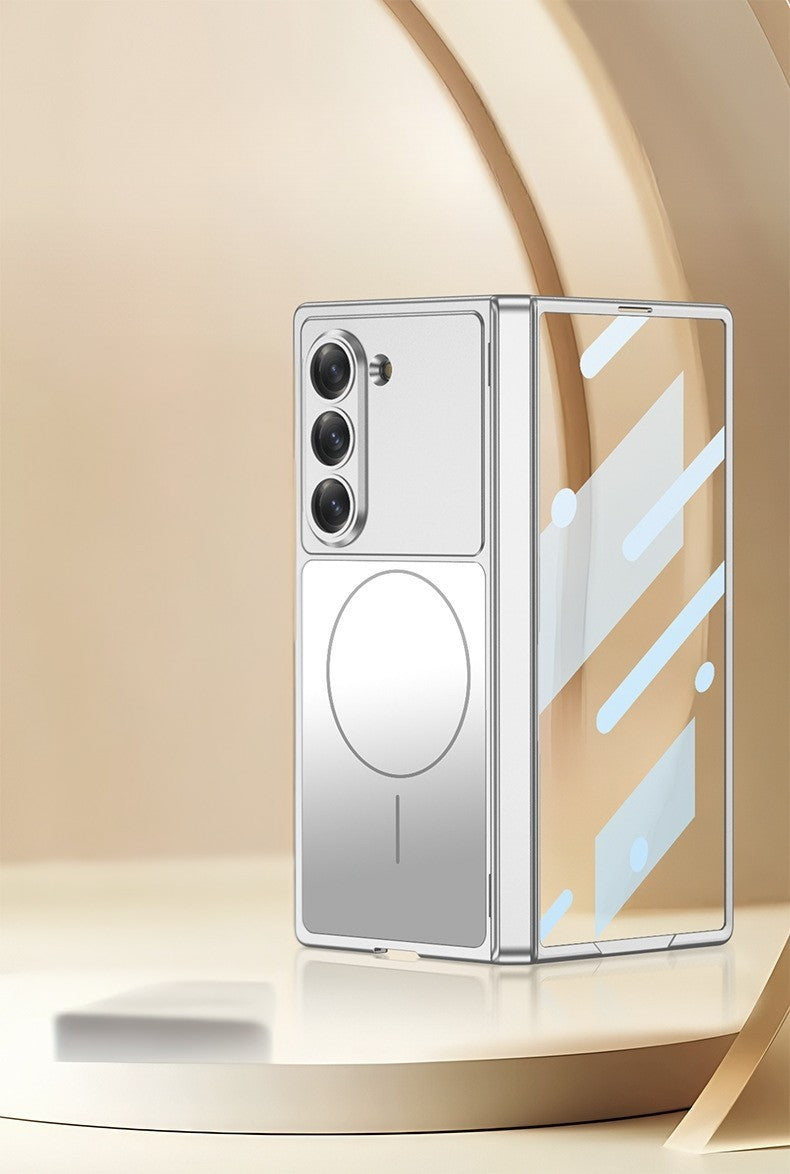 Samsung Galaxy Z Fold 6 Fold — Chrome Finish Case Front - slim profile