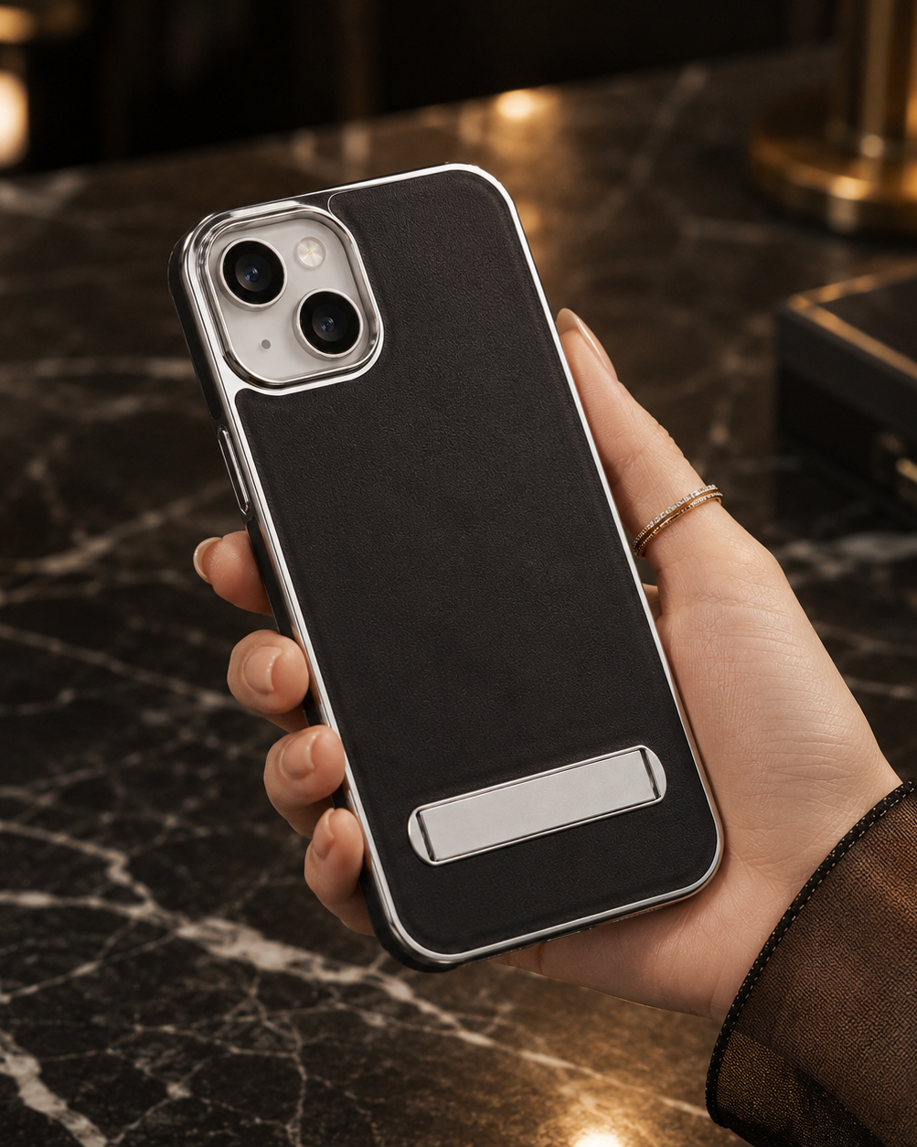 iPhone 15 Series Alcantara Leather Cover | Luxury Leather