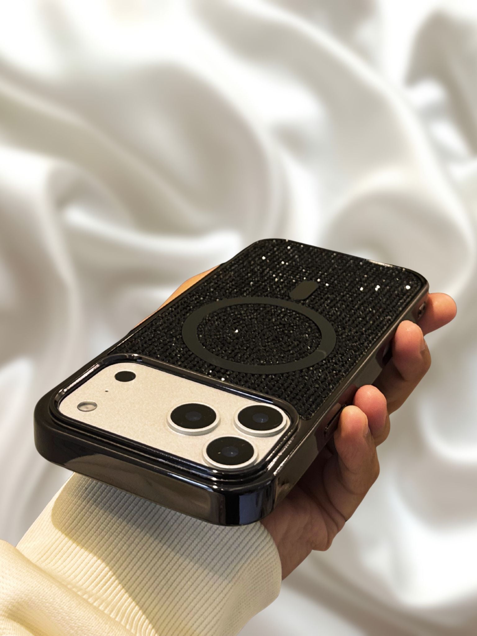 iPhone 16 Series Diamond Rhinestones Cover - lifestyle