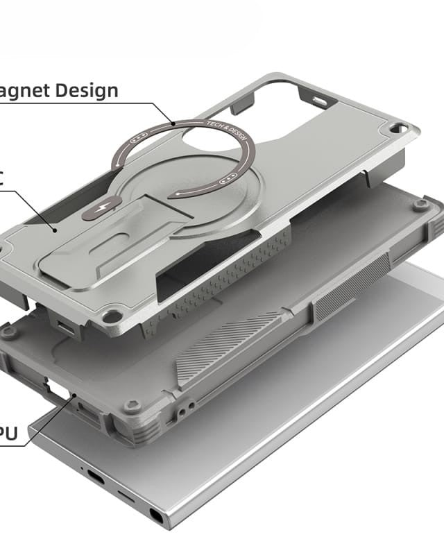 Armoured Dual Layer Kickstand Cover – phone accessory by JustAndBest India