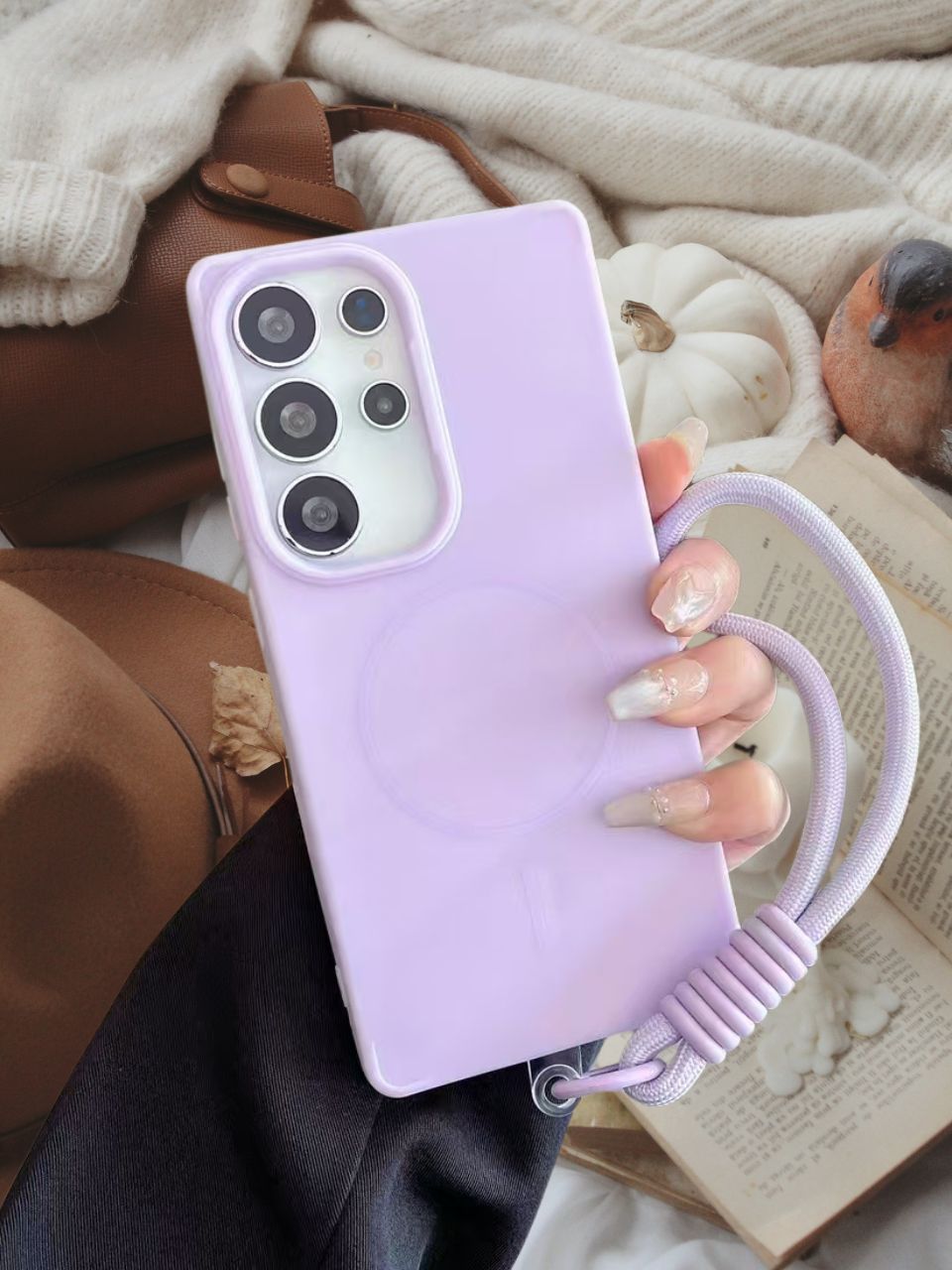 Samsung Galaxy S25 Series Purple Soft Cover | Phone Accessory