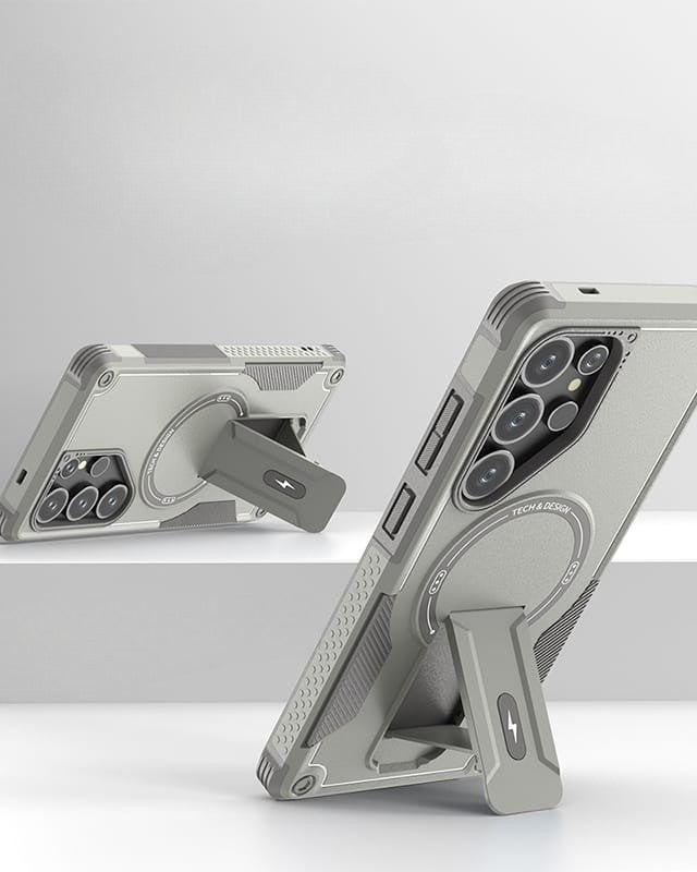 Armoured Dual Layer Kickstand Cover – phone accessory by JustAndBest India