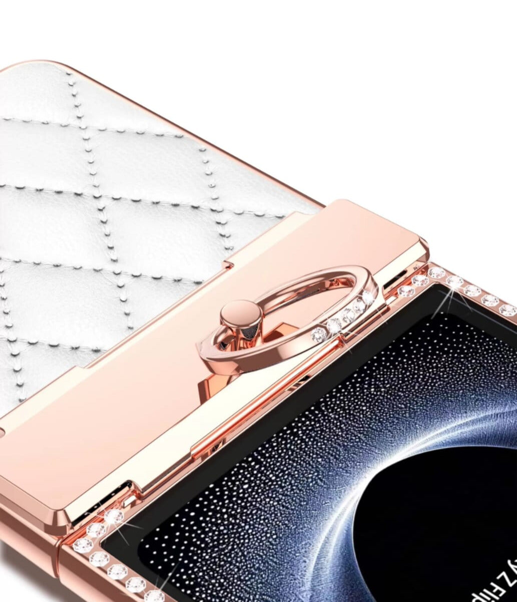 Luxury Ring Holder Premium Leather Cover – phone accessory by JustAndBest India