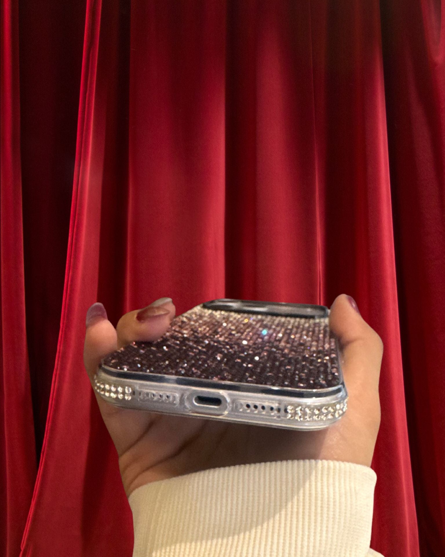 Bling Gradient Rhinestones Luxury Cover iPhone cover – JustAndBest India