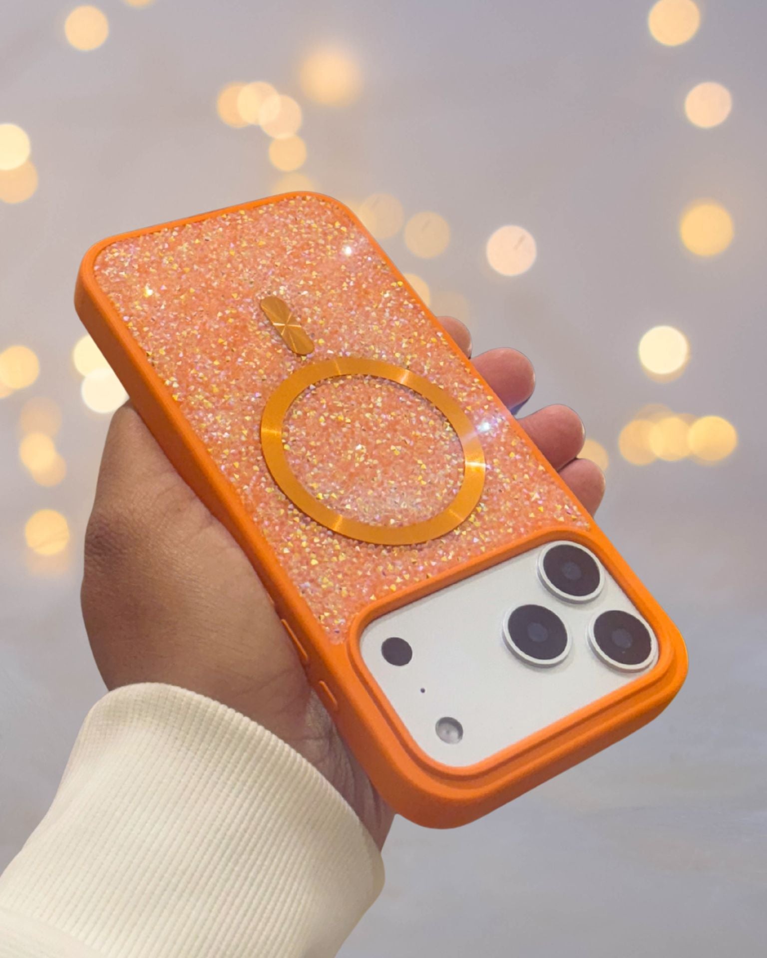 Diamond Rhinestones MagSafe Luxury Luxury Cover iPhone cover – JustAndBest India