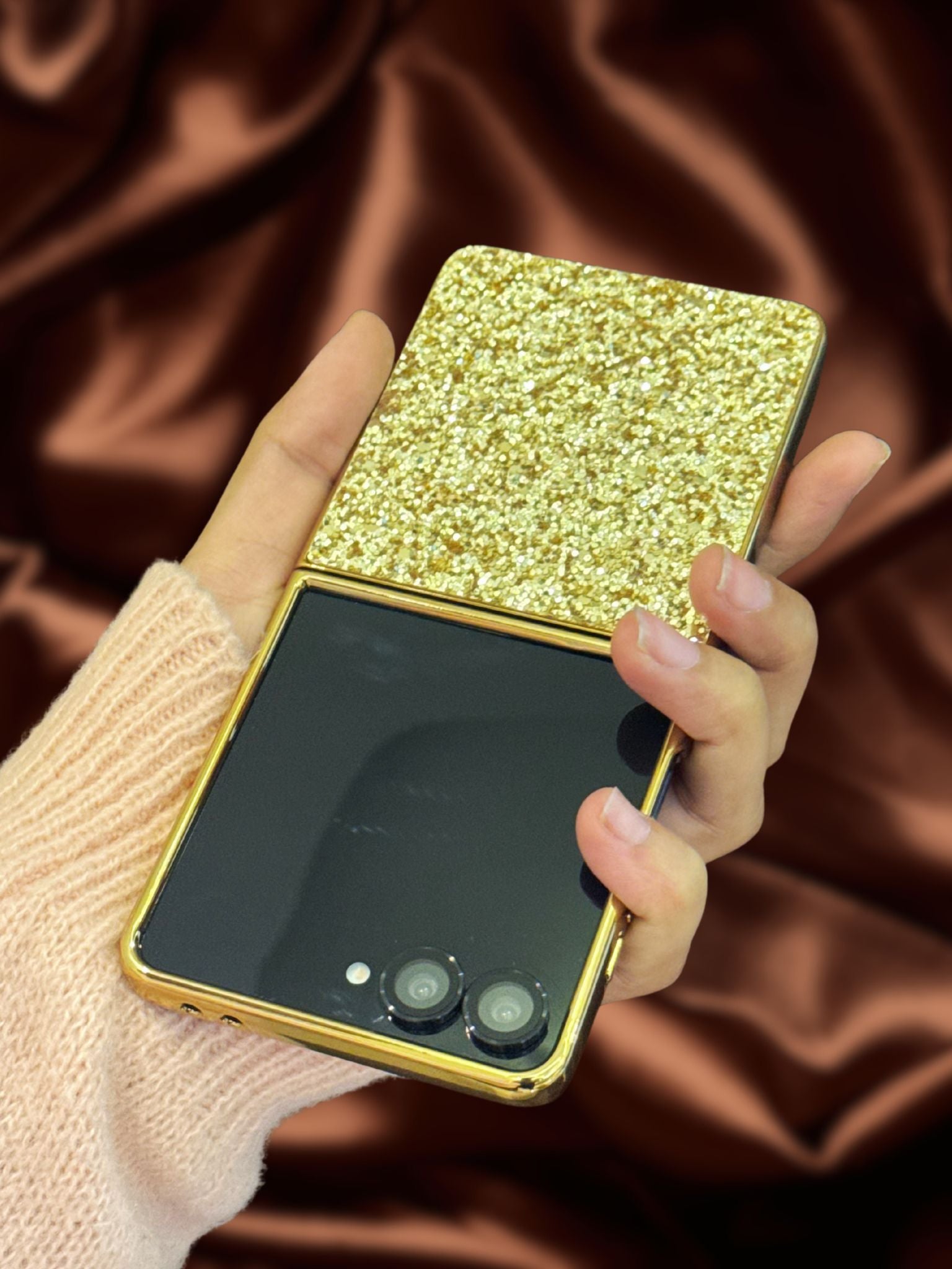 Samsung Galaxy Z Flip 7 Bling Glitter Sequin Cover - colour options