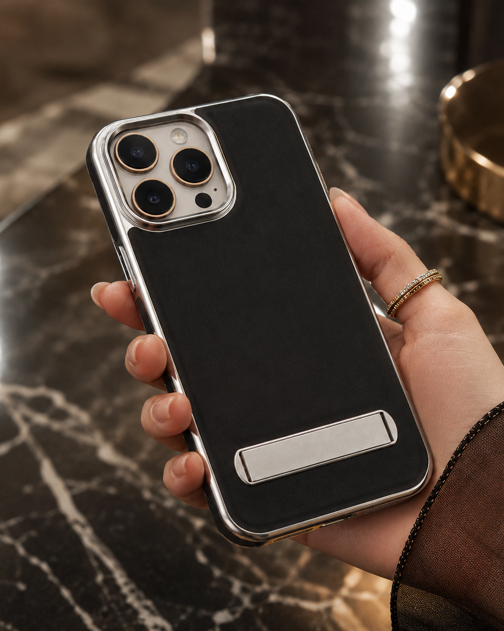 iPhone 16 Pro Alcantara Leather Cover | Luxury Leather