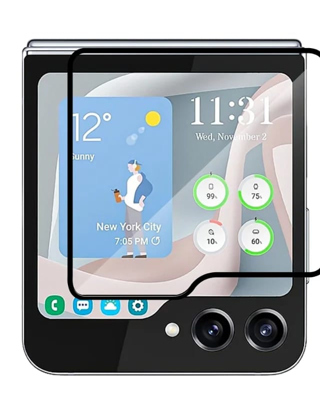 Samsung Galaxy Z Flip 5 back screen