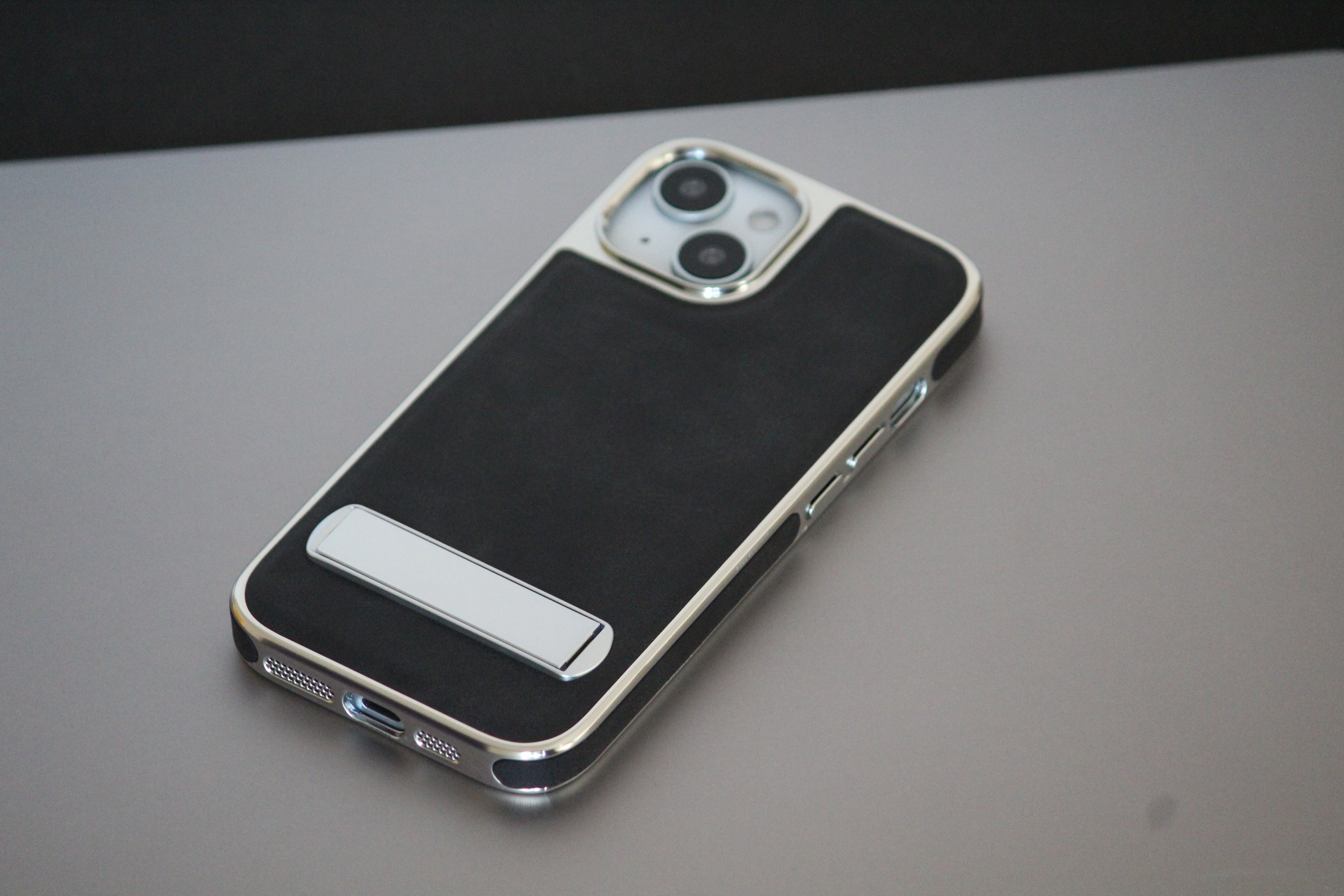 iPhone 15 Series Alcantara Leather Cover - lifestyle