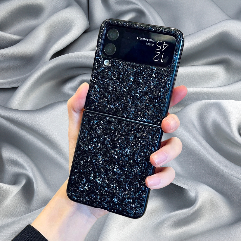 Samsung Galaxy Z Flip 5 Bling Glitter Sequin Cover - slim profile