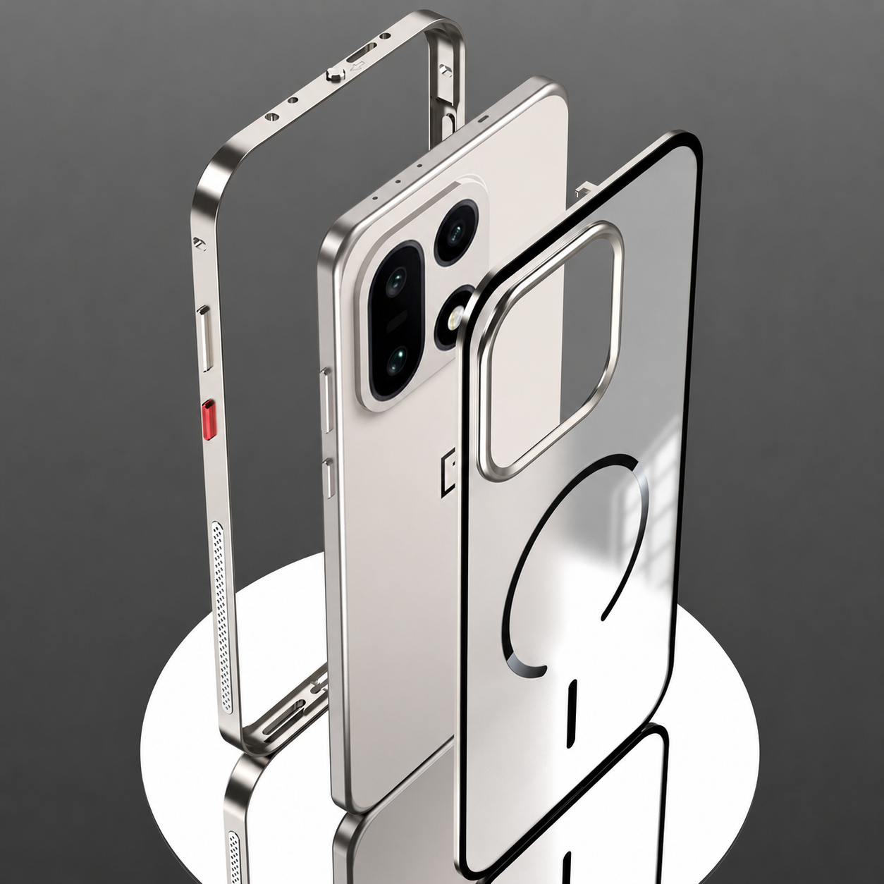 OnePlus 15 Metallic Frosted Cover - protective case detail