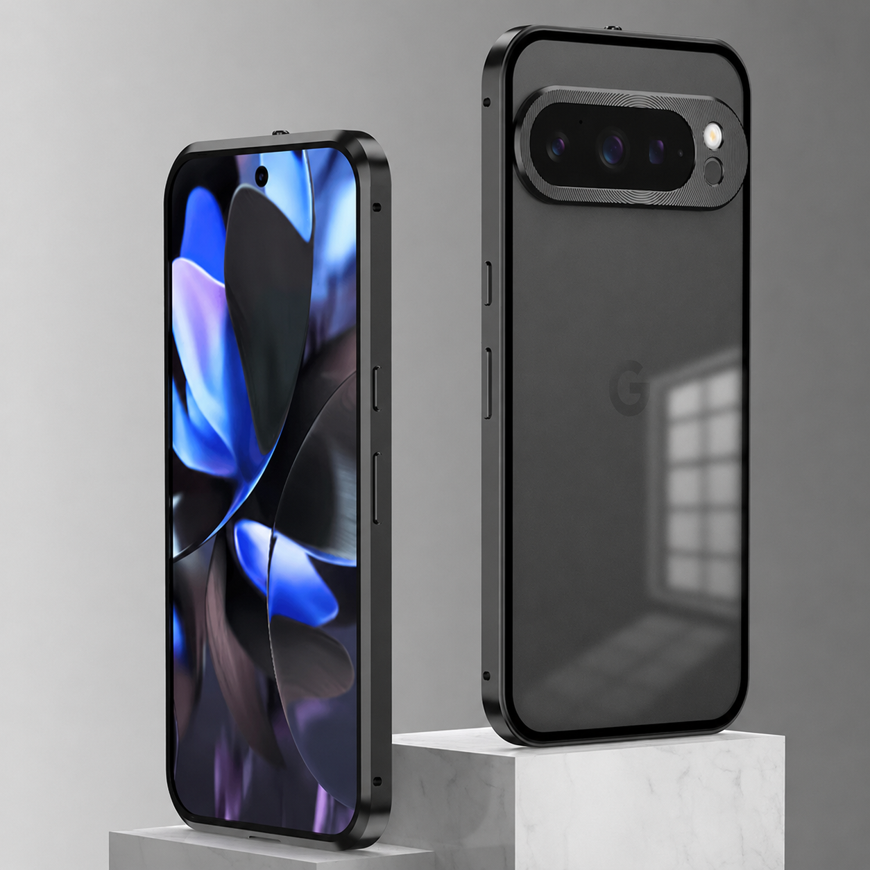Google Pixel 10 Metallic Frosted Bumper Cover - protective case detail