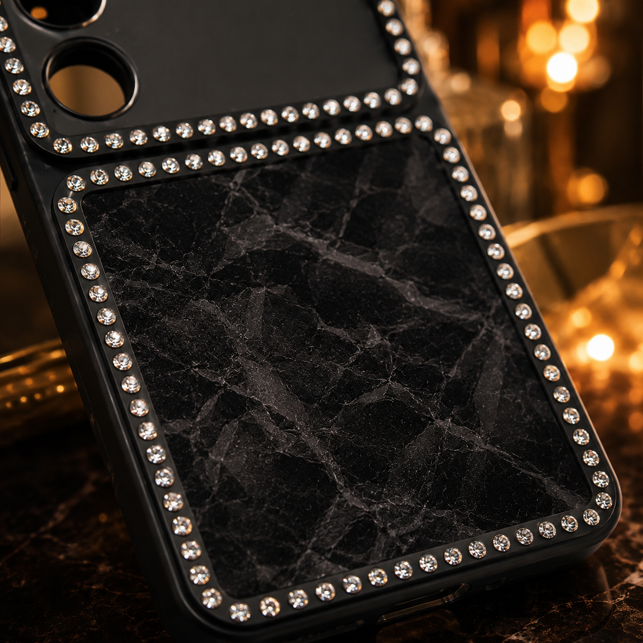 Samsung Galaxy S26 Velvet Rhinestones Cover - phone case