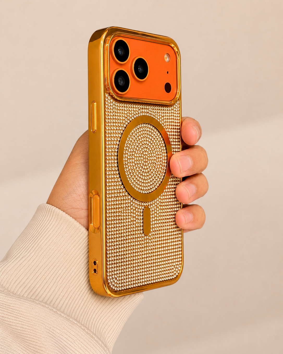 iPhone 17 Series Diamond Rhinestones Cover - phone case
