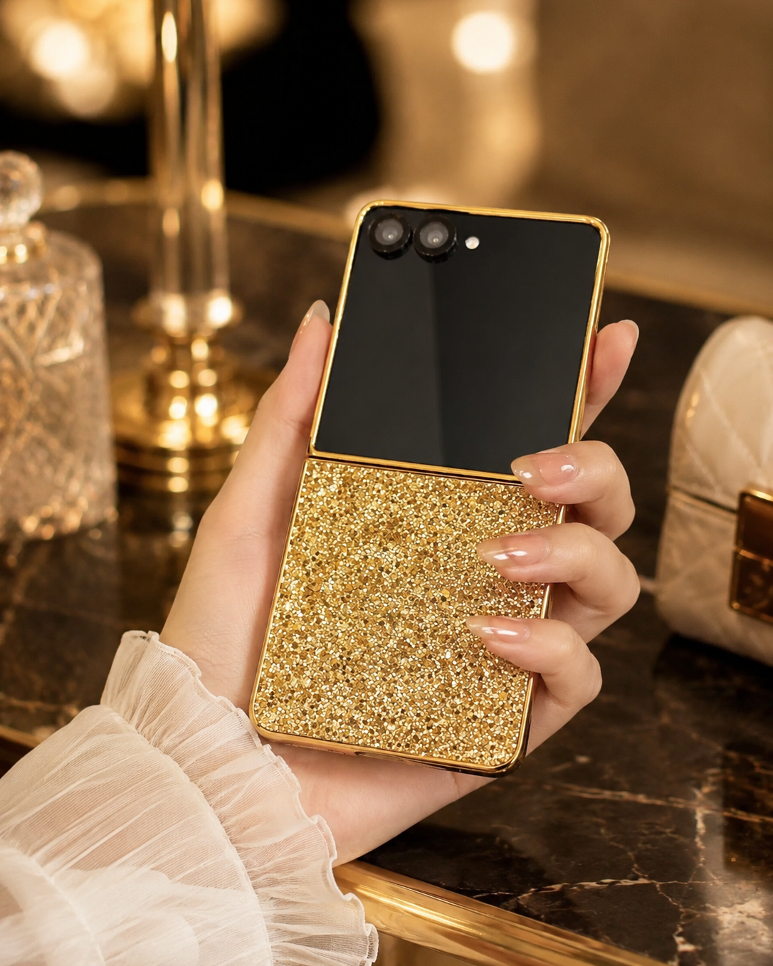 Samsung Galaxy Z Flip 7 Bling Glitter Sequin Cover
