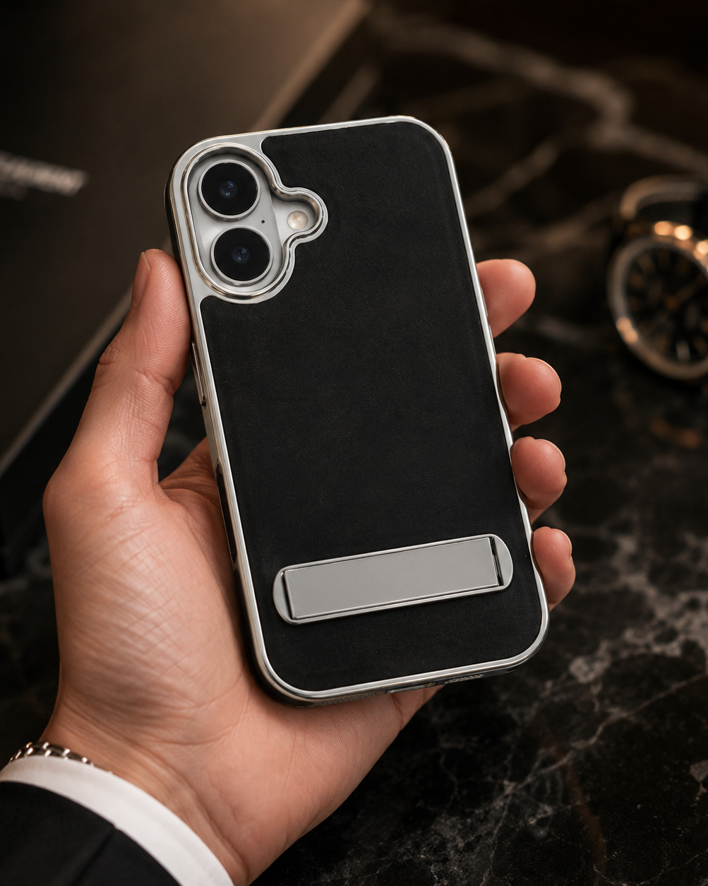 iPhone 17 Alcantara Leather Cover | Luxury Leather