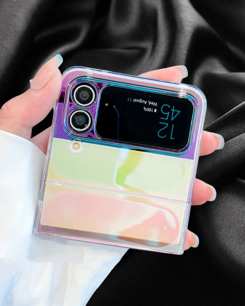 Stylish Aurora Light Effect Cover for Z Flip 4