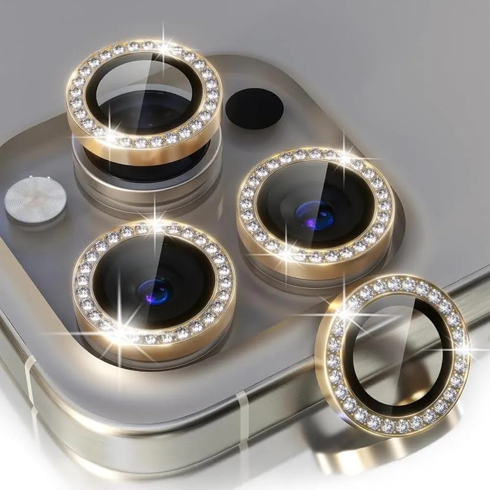 iPhone 17 Diamond Stones Camera Lens Protector | Crystal Glam Cover