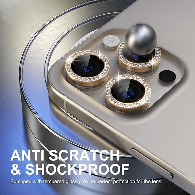 iPhone 17 Diamond Stones Camera Lens Protector - colour options