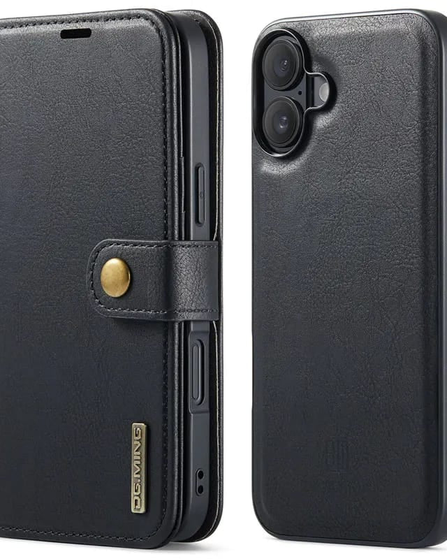iPhone 17 Two-In-One Wallet Style Leather Flip Cover - colour options